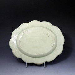 English Pottery Whieldon Type Oval Dish Made in the Mid-18th Century