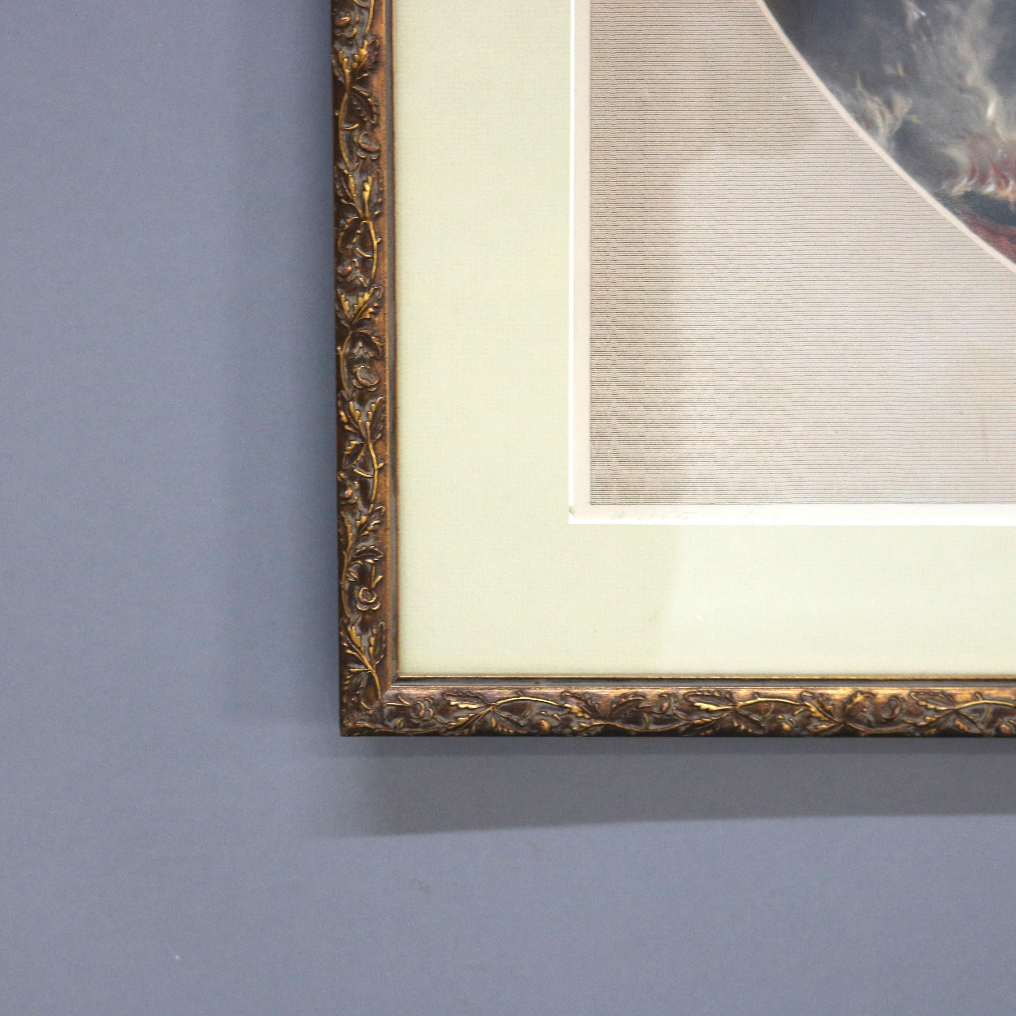 Gravure anglaise du rêve de foyer d'un soldat par Frederick Goodalls, encadrée, XIXe siècle en vente 5