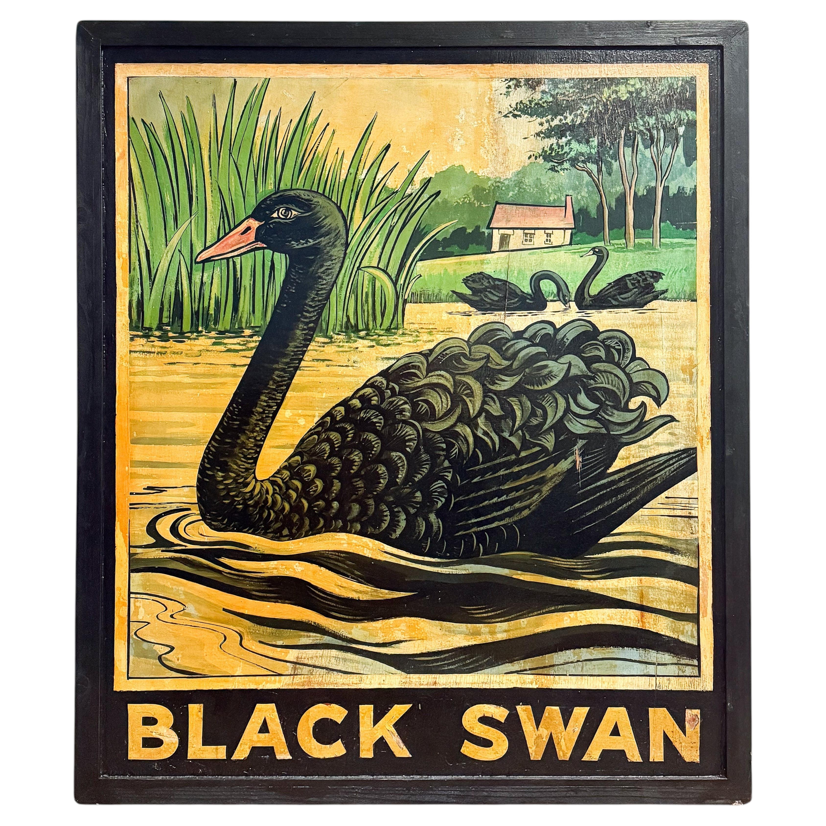 Swan Pub Sign - For Sale on 1stDibs | the old swan london
