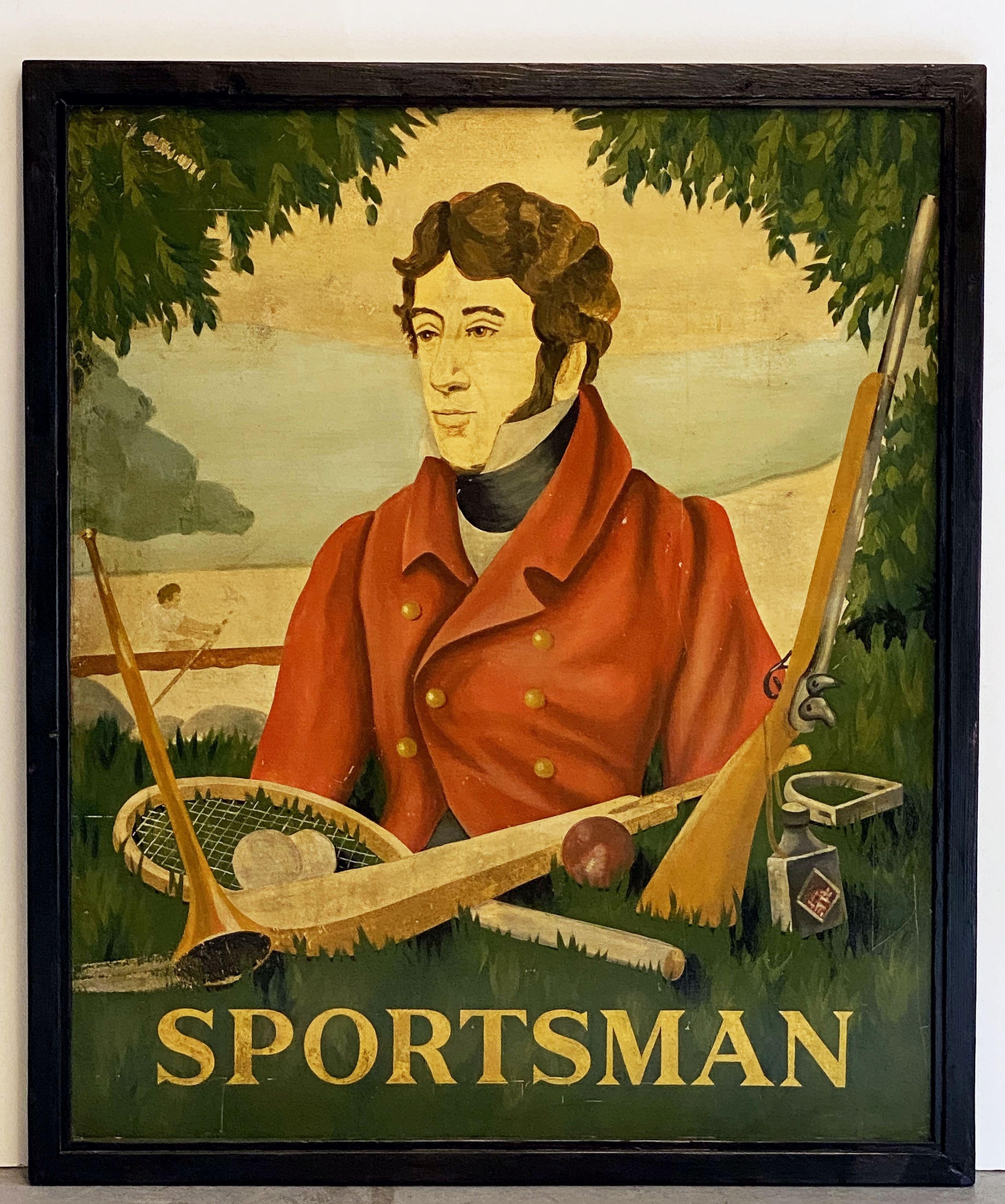Signe de pub anglaise, « Sportman » 10