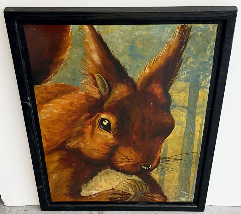 English Pub Sign, Squirrel In Good Condition For Sale In Austin, TX