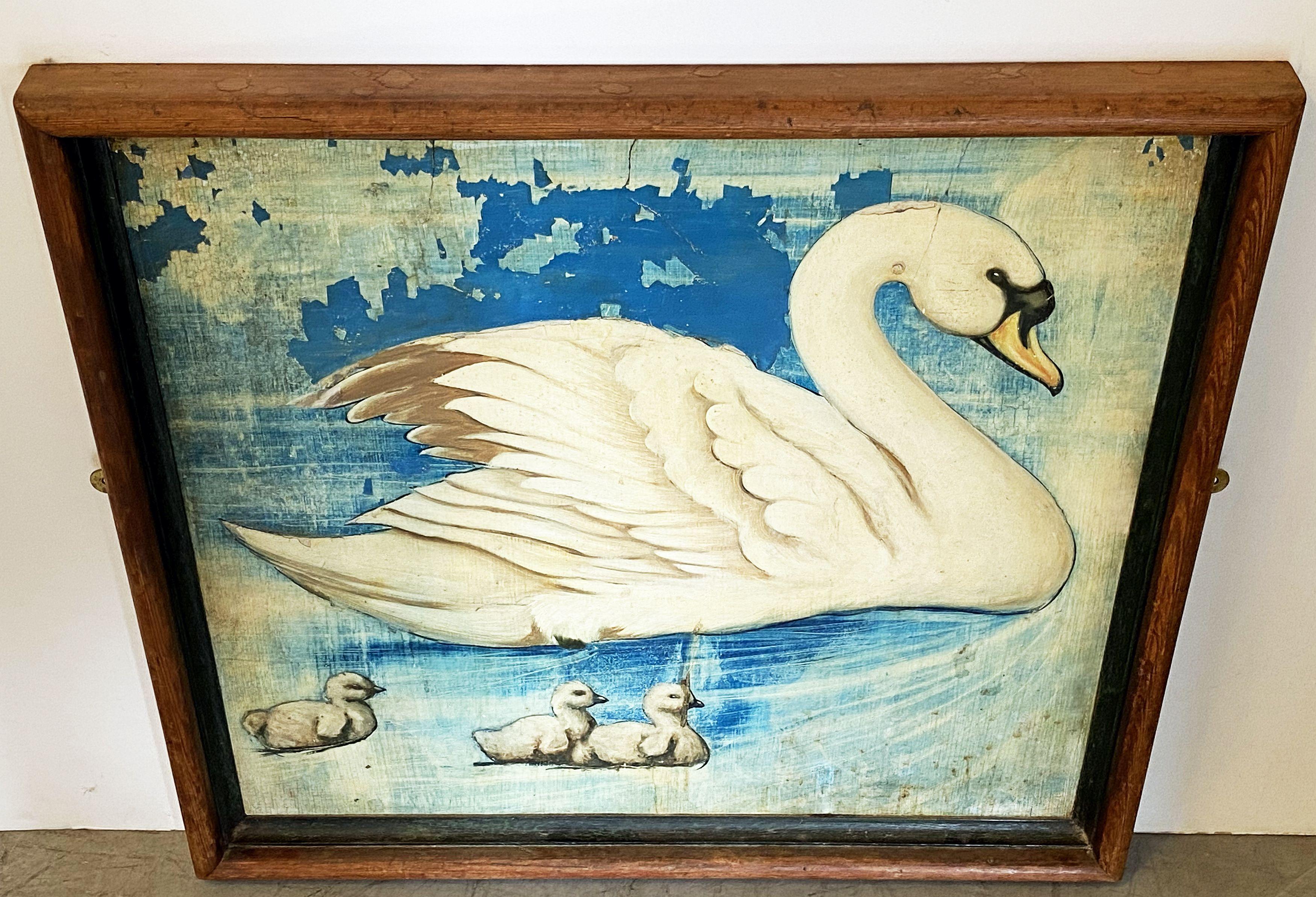 English Pub Sign, Swan In Good Condition In Austin, TX