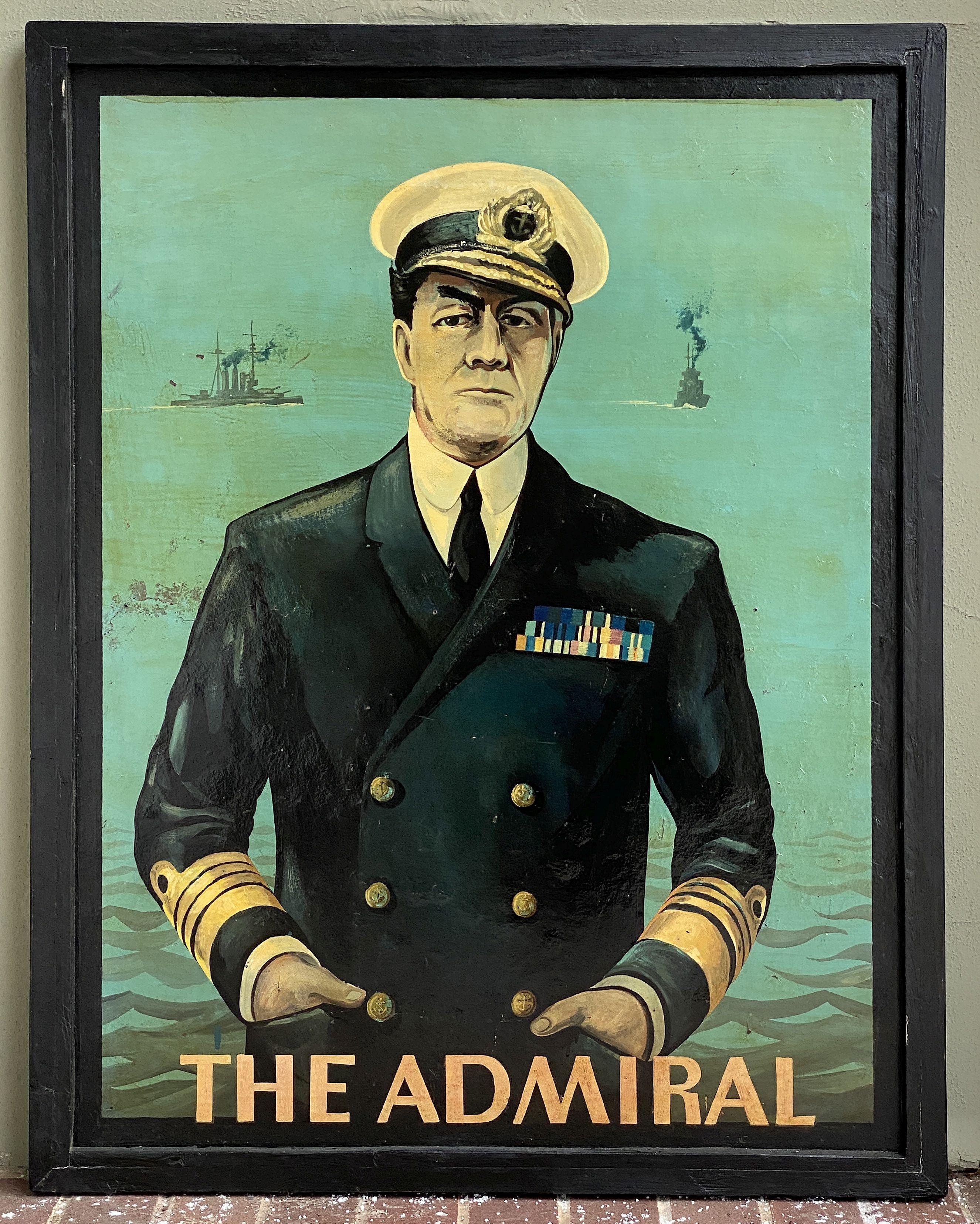 Signe de pub anglaise, « L'amiral » en vente 7