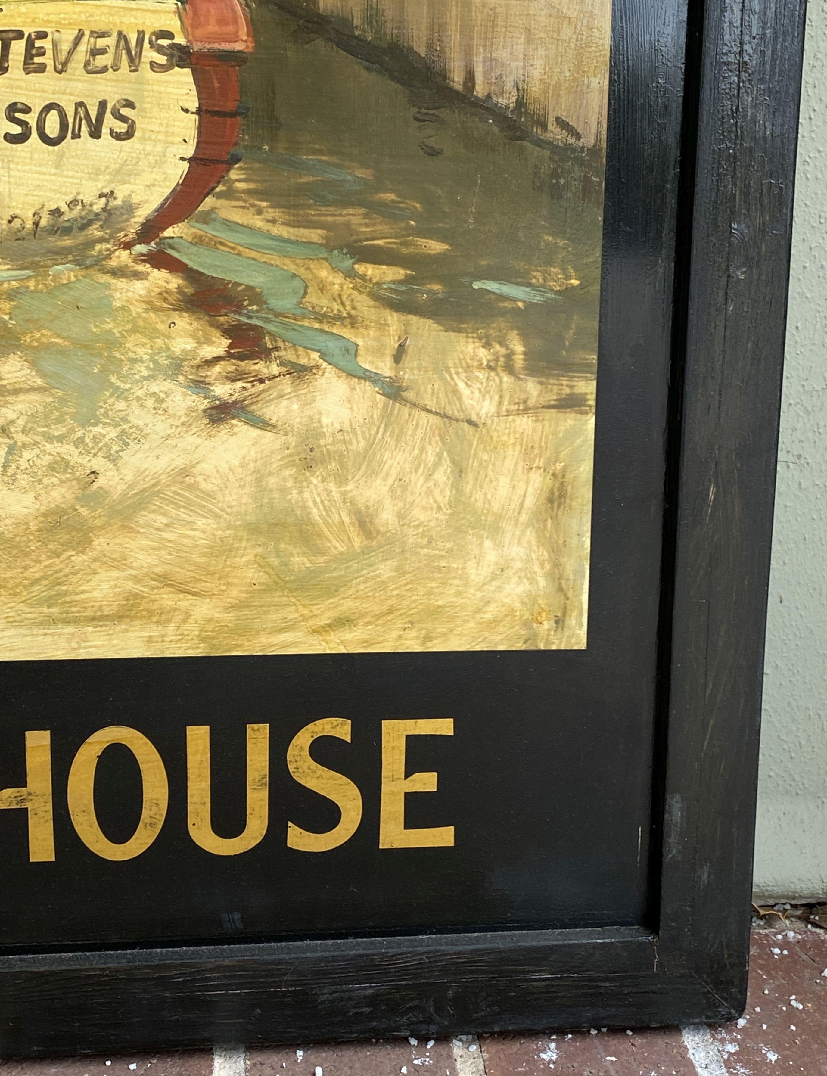 Signe de pub anglaise, « The Anchor - Hall and Woodhouse » en vente 2