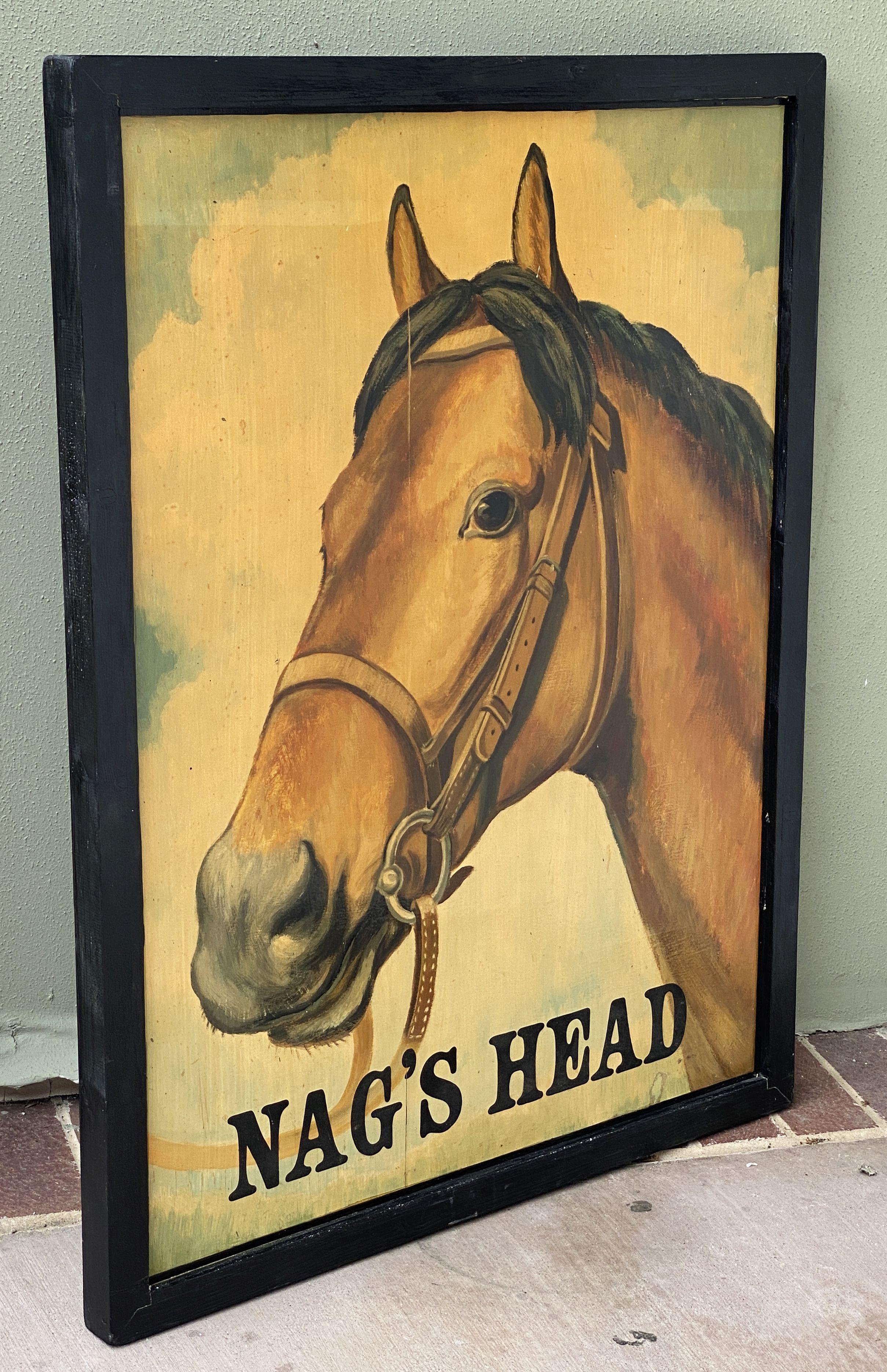 Hand-Painted English Pub Sign, 