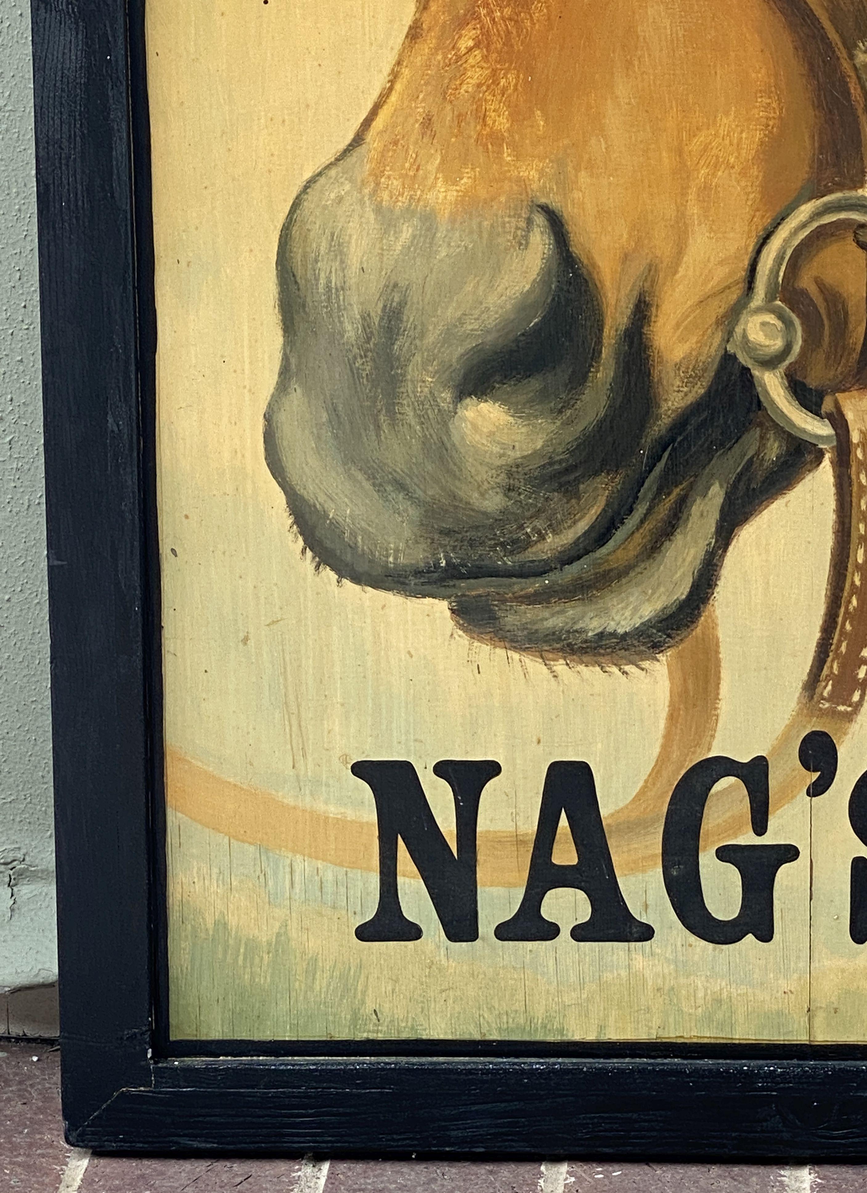 Englisches Pub-Schild, „Nag's Head“ im Angebot 2