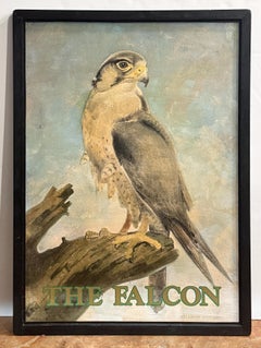 English Pub Sign, "The Falcon"