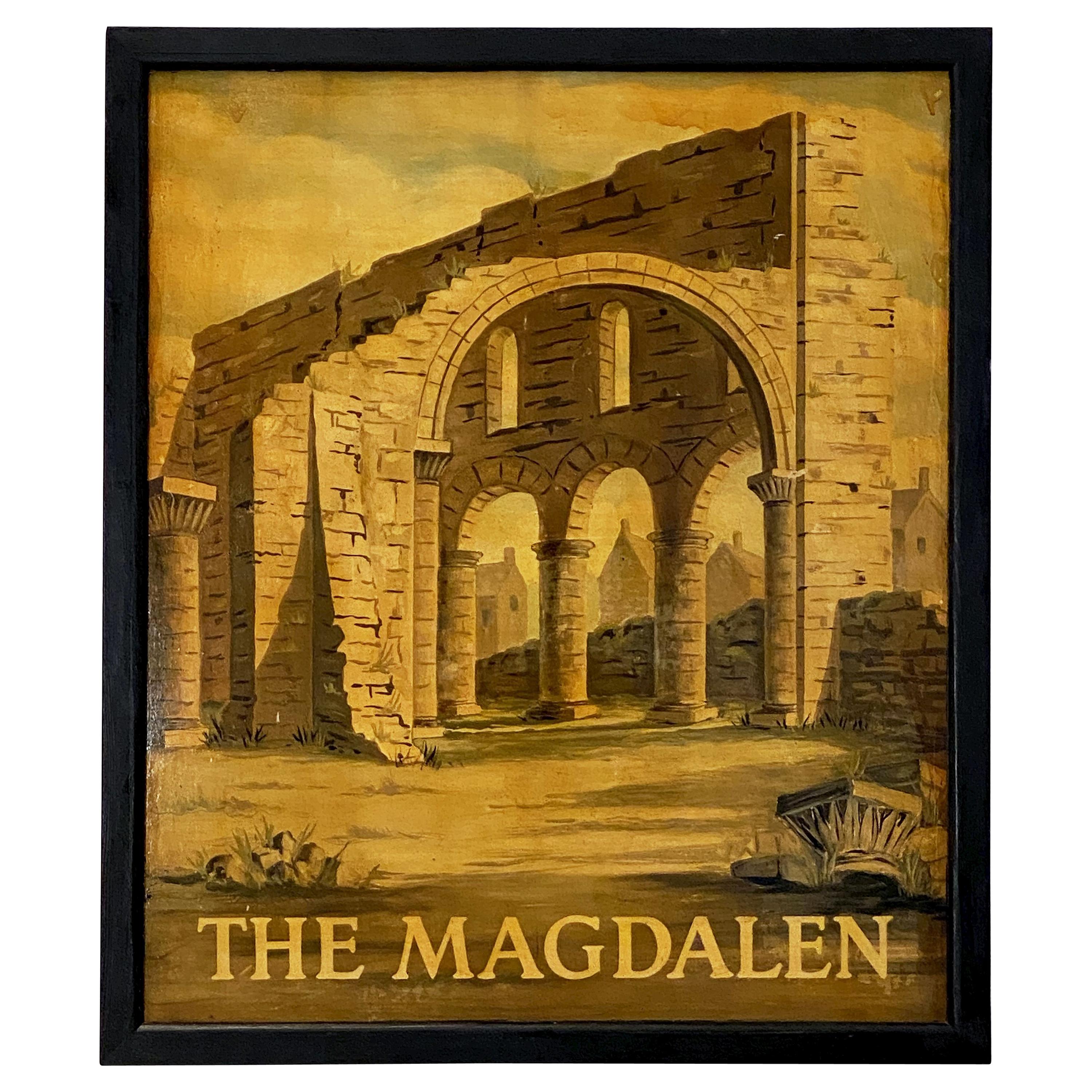 English Pub Sign "The Magdalen"