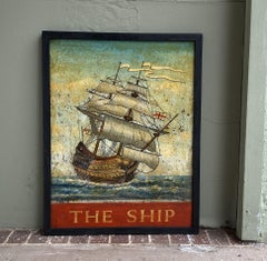 English Pub Sign, "The Ship"