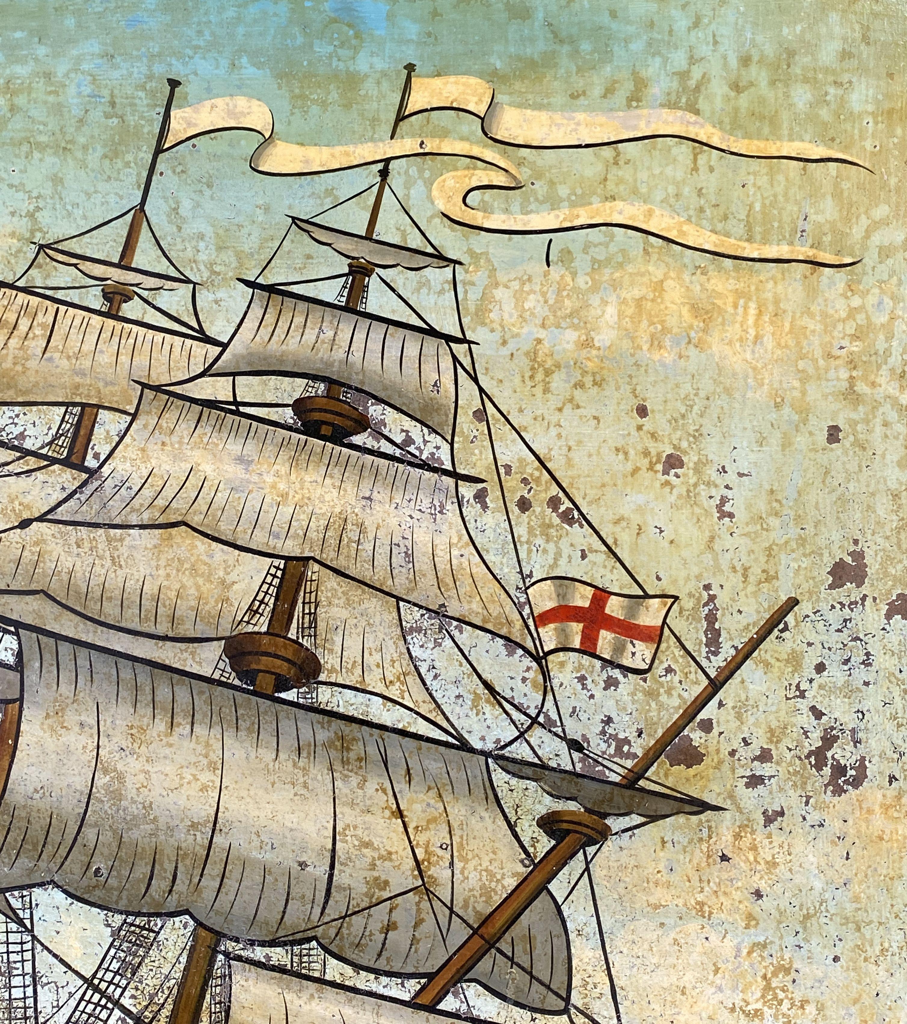 Anglais Signe de pub anglaise, « The Ship » en vente