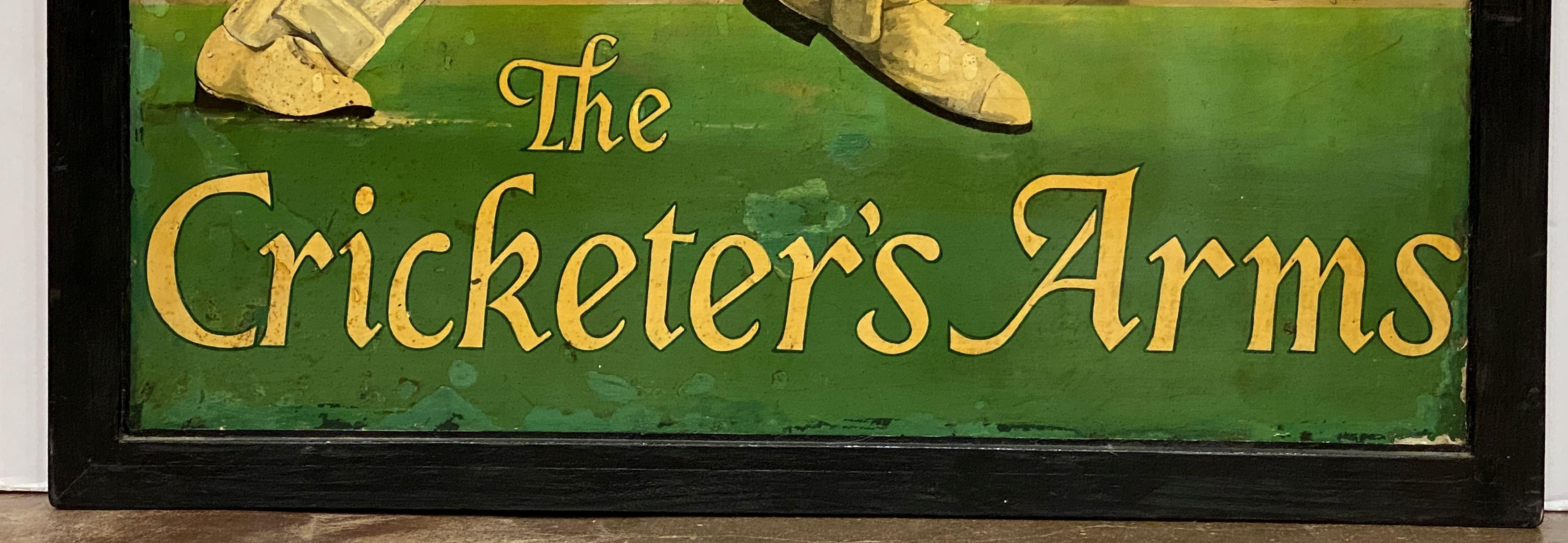 Englisches Pub-Schild, „Worth Brewery – The Cricketer's Arms Arms“ im Angebot 4