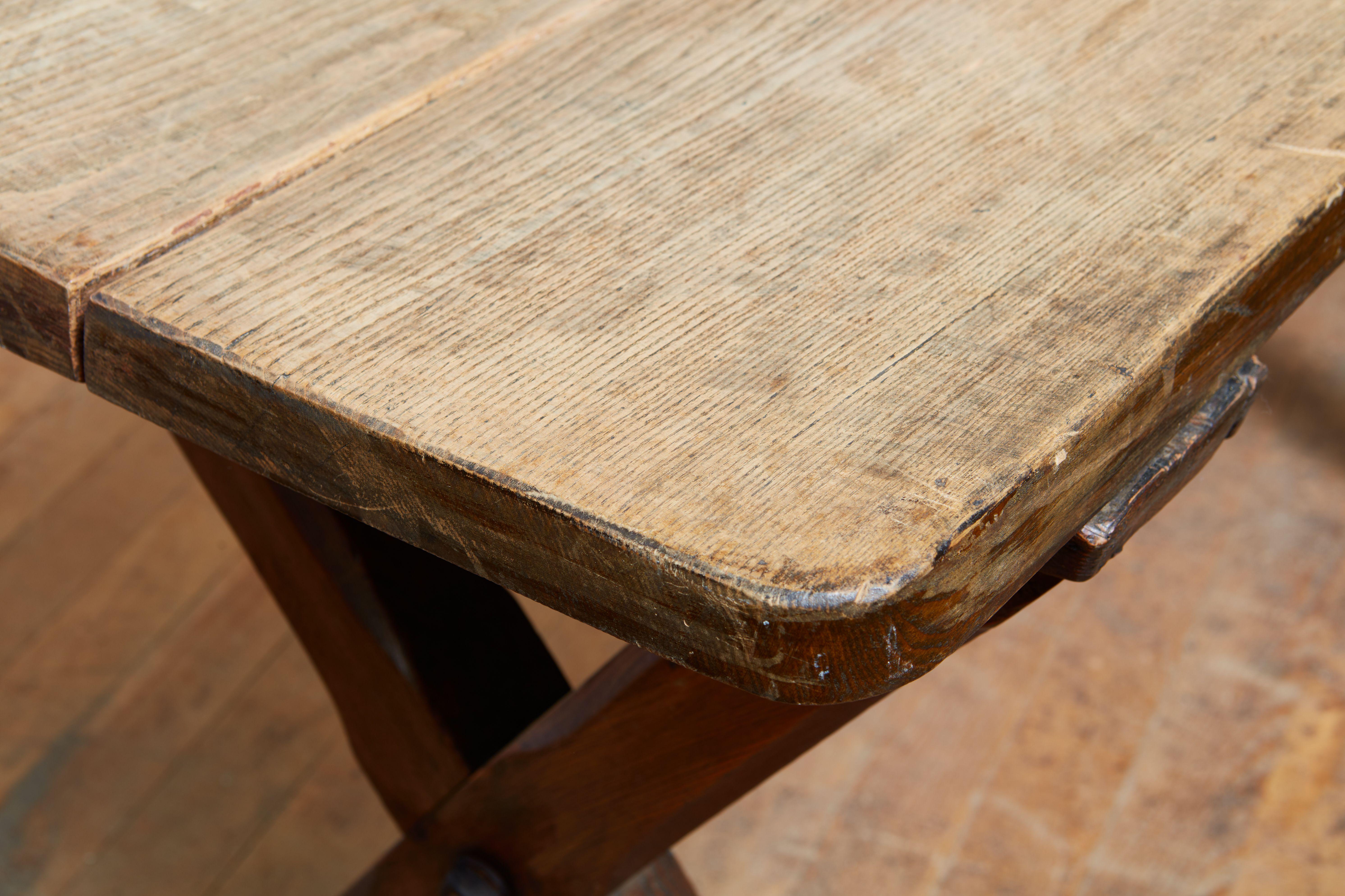 Rustic English Pub Table For Sale