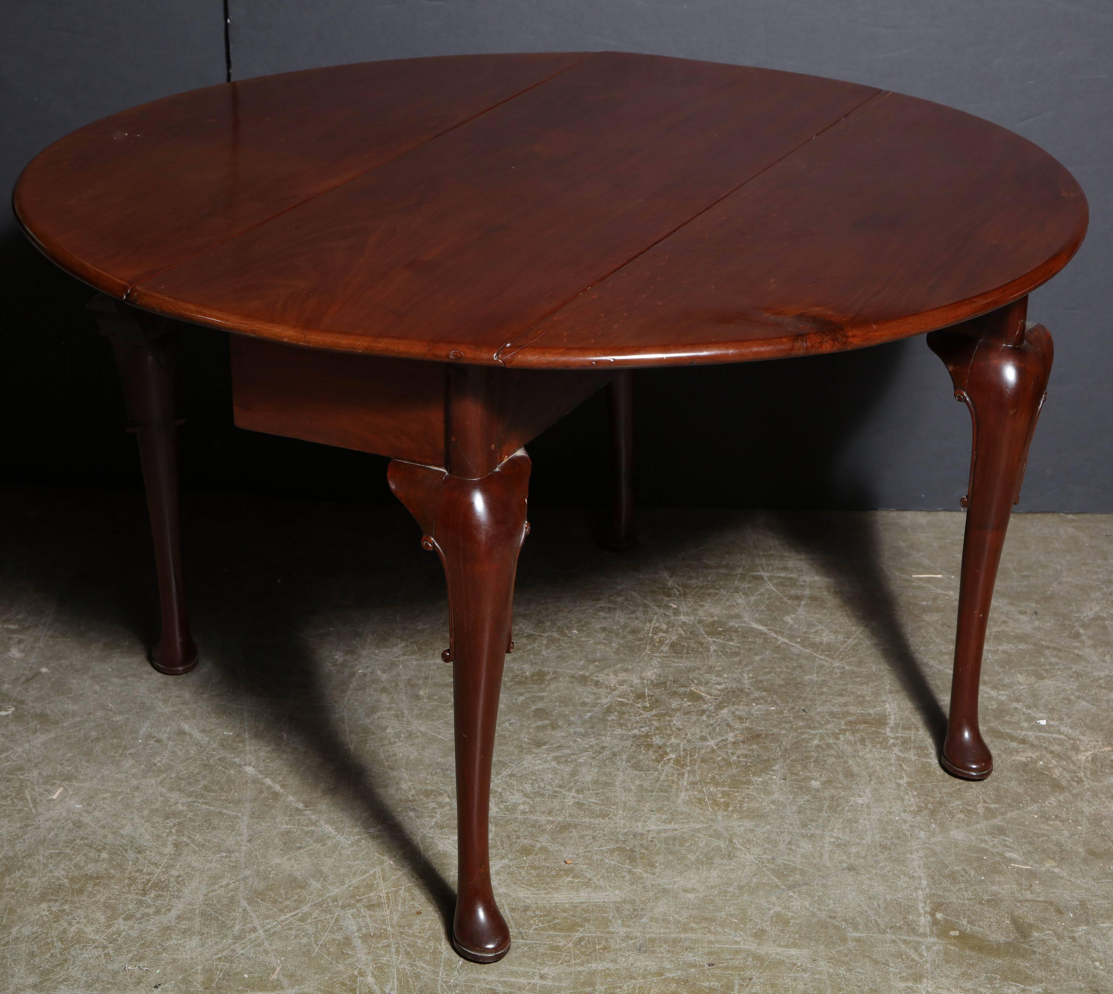 English Queen Anne Drop-Leaf Table 1
