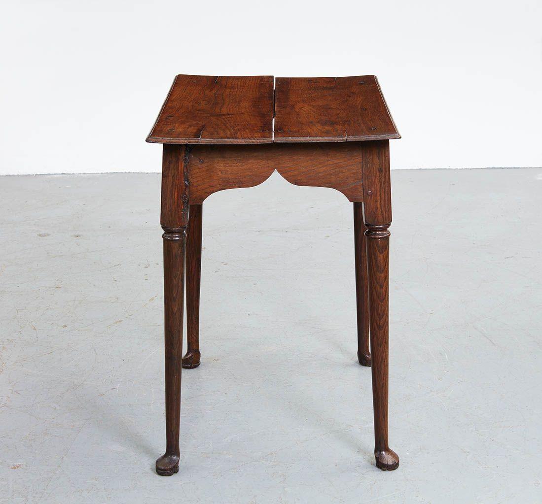 English Queen Anne Padfoot Center Table For Sale 1