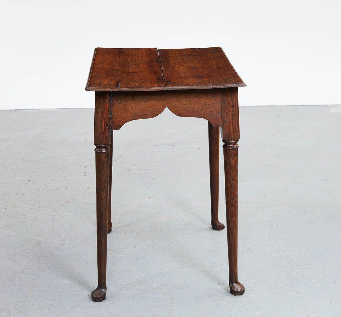 English Queen Anne Padfoot Center Table For Sale 2
