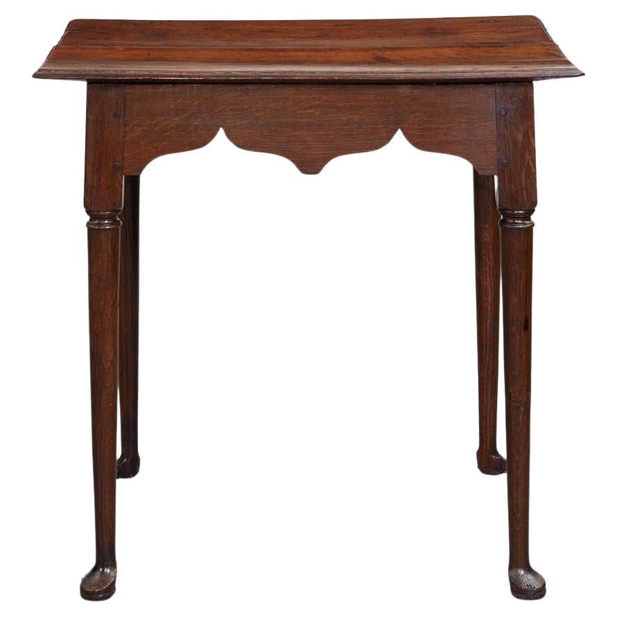 English Queen Anne Padfoot Center Table For Sale