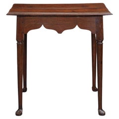 Used English Queen Anne Padfoot Center Table