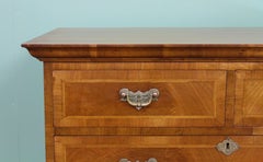 English Queen Anne Style Burr Walnut Chest on Stand or Tallboy
