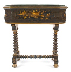 English Queen Anne Style Chinoiserie Decorated Fernery