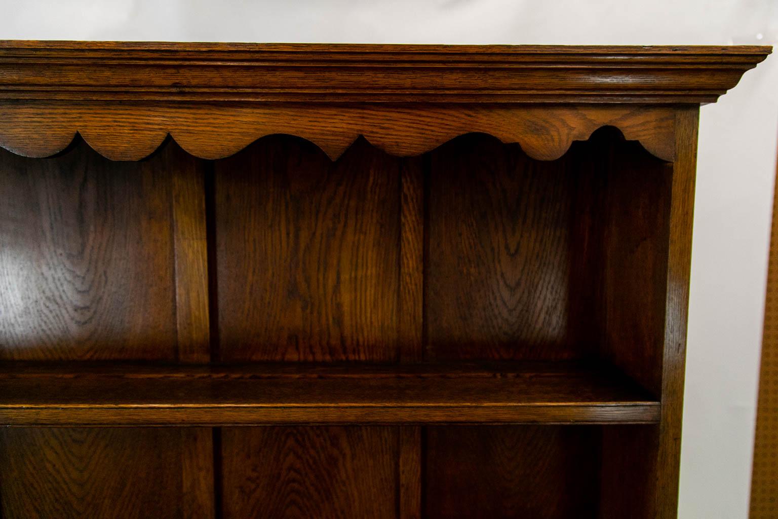 Brass English Queen Anne Welsh Dresser