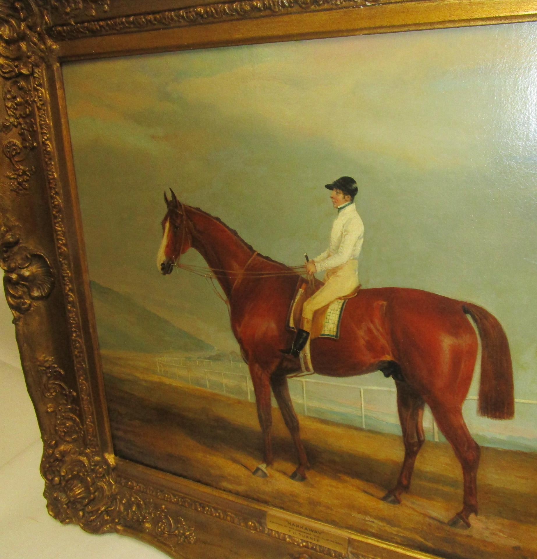 racehorses at goodwood painting