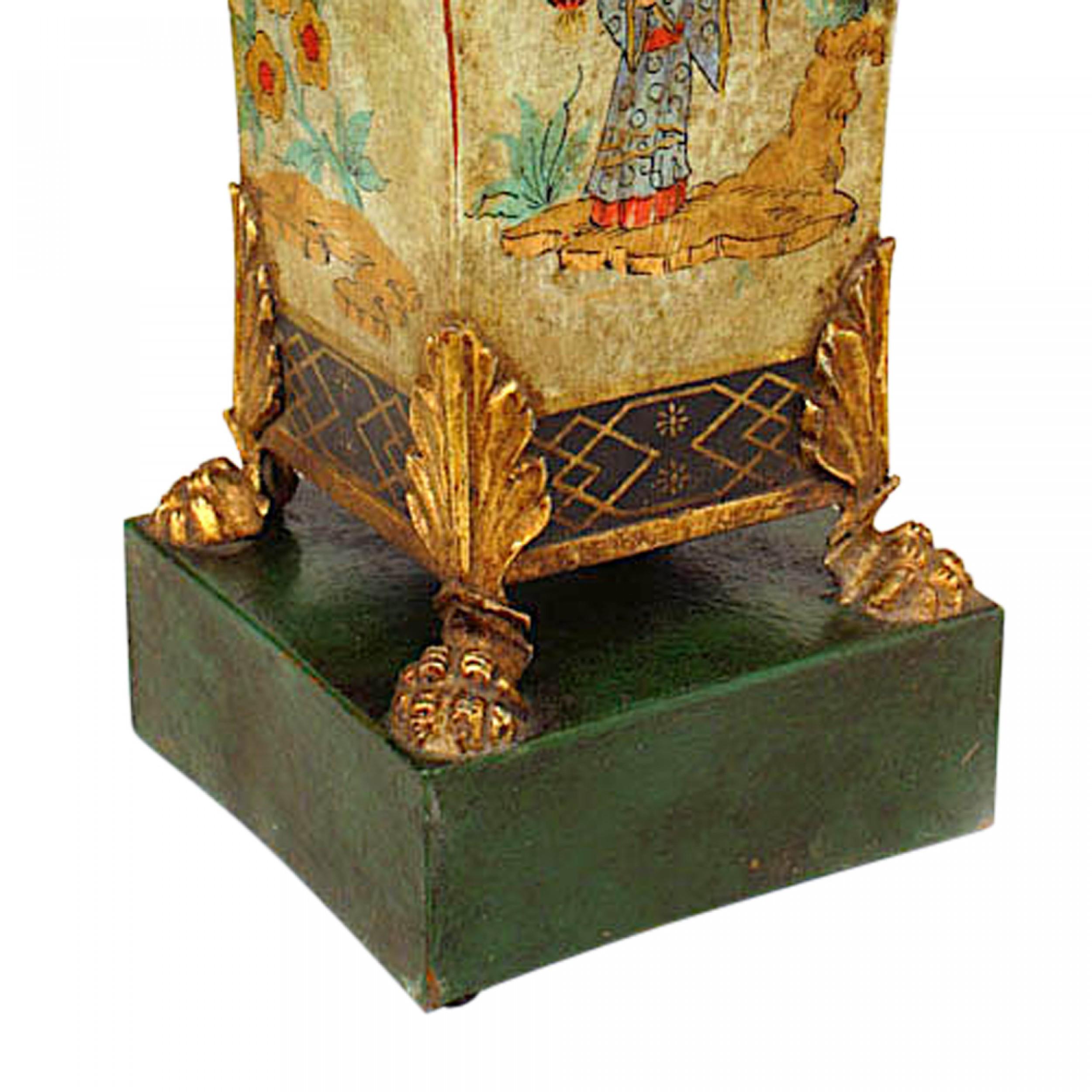Britannico Vaso Celadon in stile inglese Recency Chinoiserie in vendita