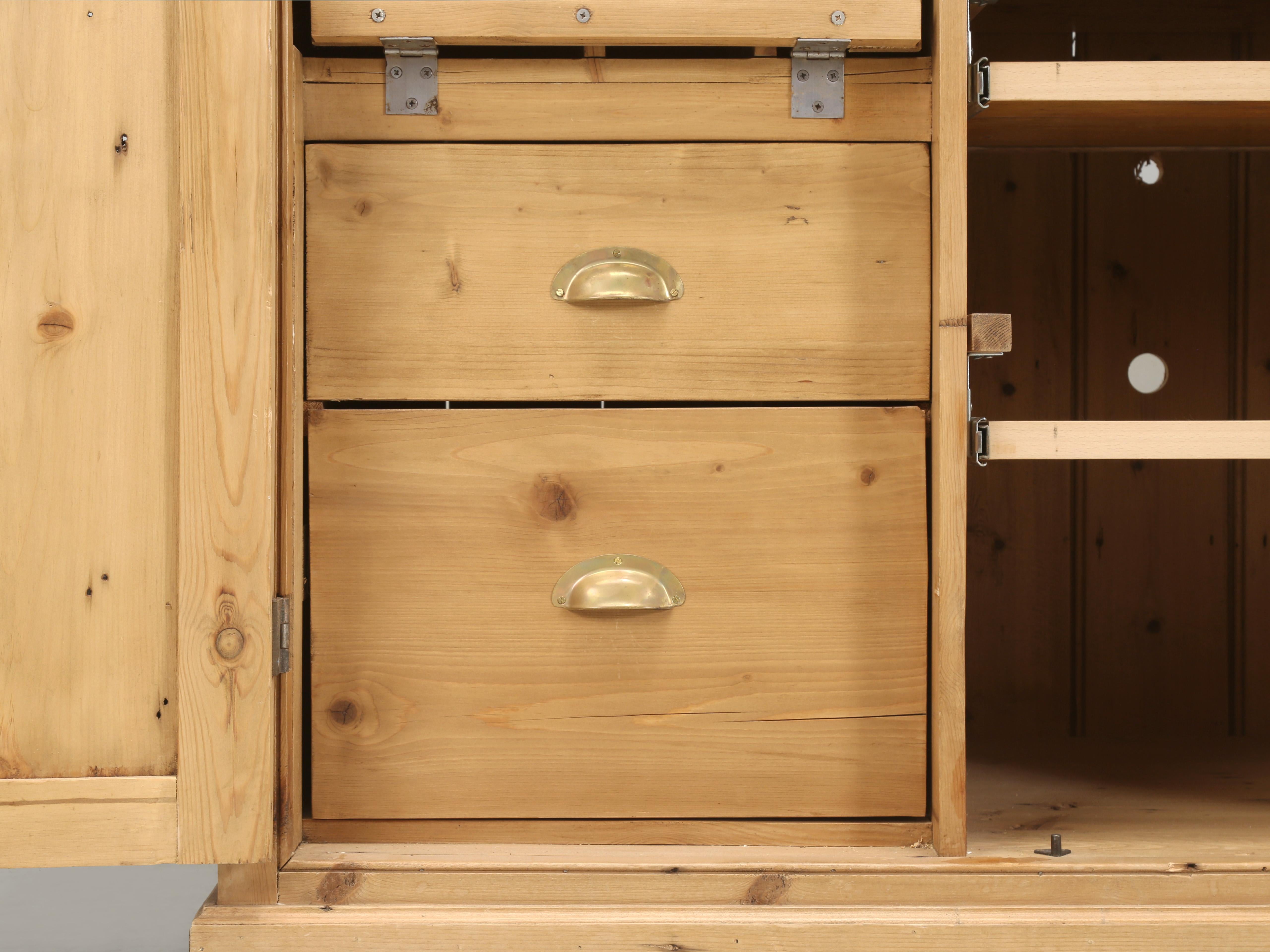 English Reclaimed Pine Home Office Cabinet or Cupboard by The Main Pine Company For Sale 7