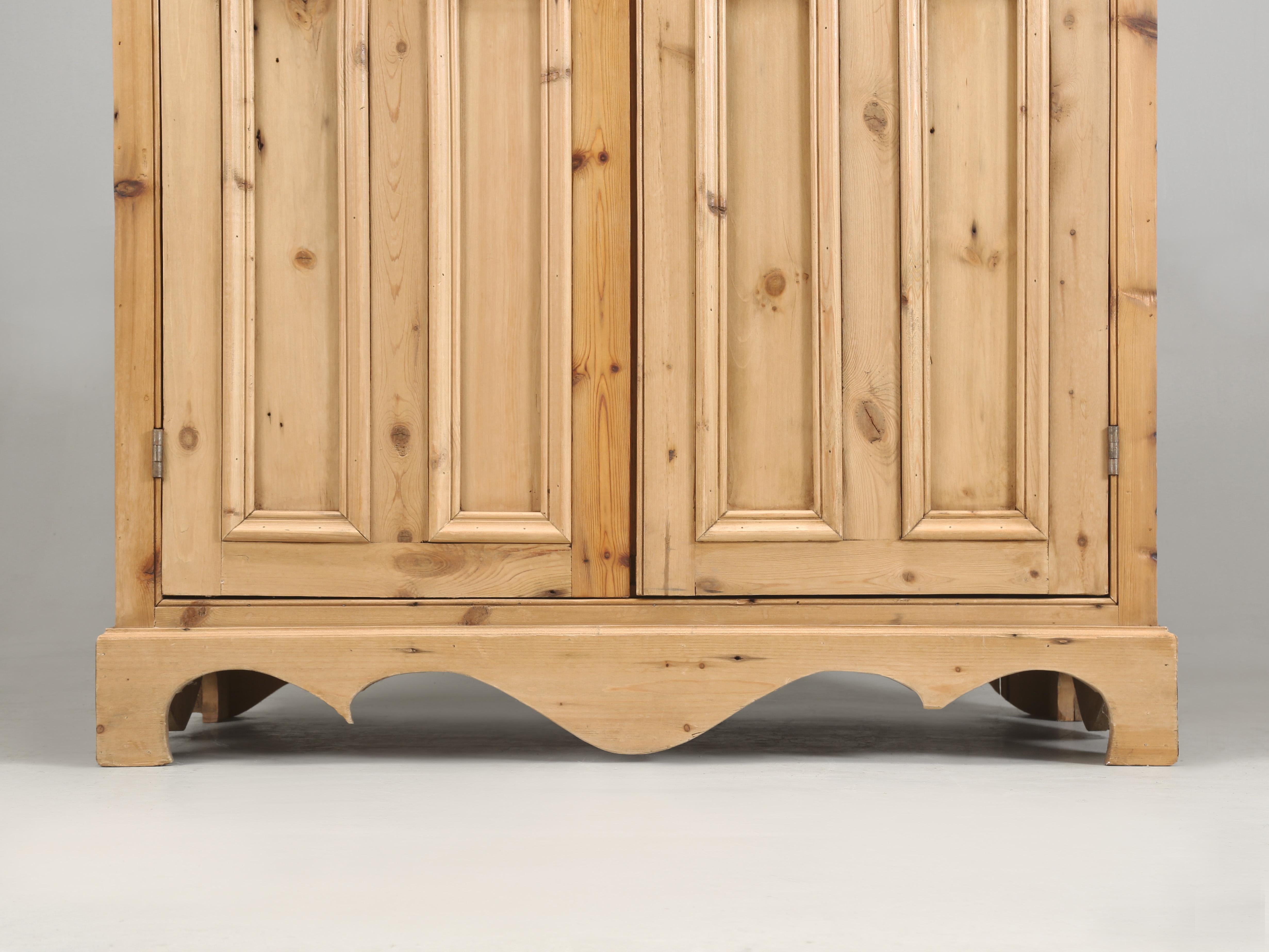 English Reclaimed Pine Home Office Cabinet or Cupboard by The Main Pine Company For Sale 1