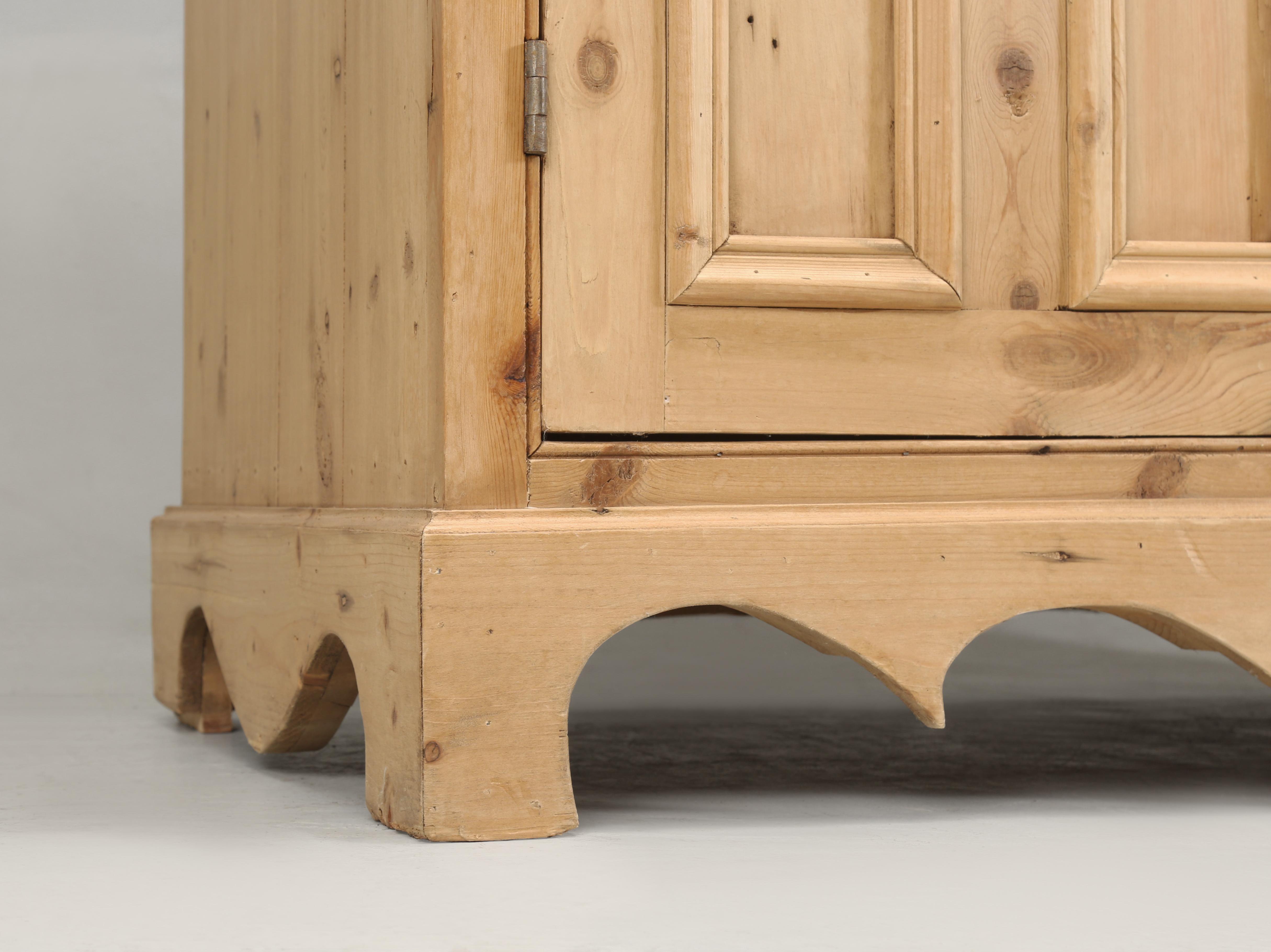 English Reclaimed Pine Home Office Cabinet or Cupboard by The Main Pine Company For Sale 2