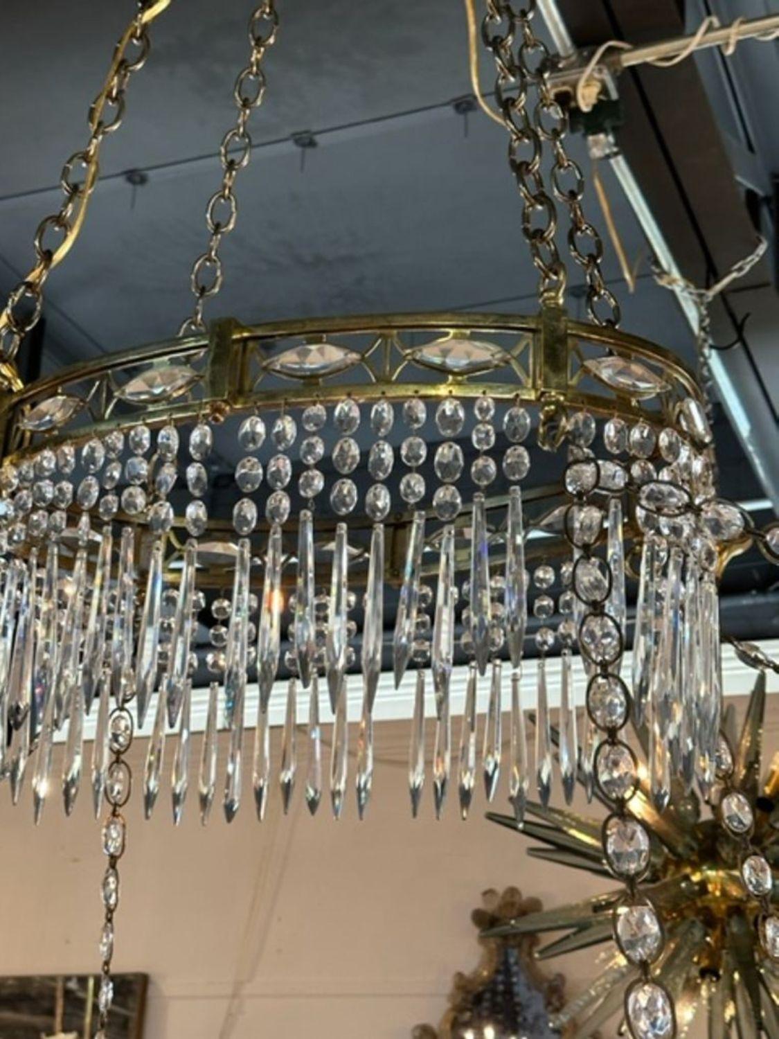 19th Century English Rectangular Chandelier