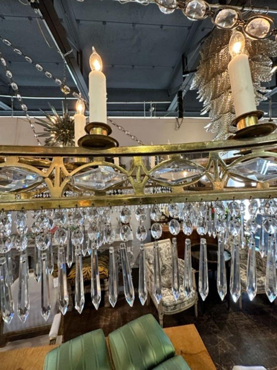 English Rectangular Chandelier 2