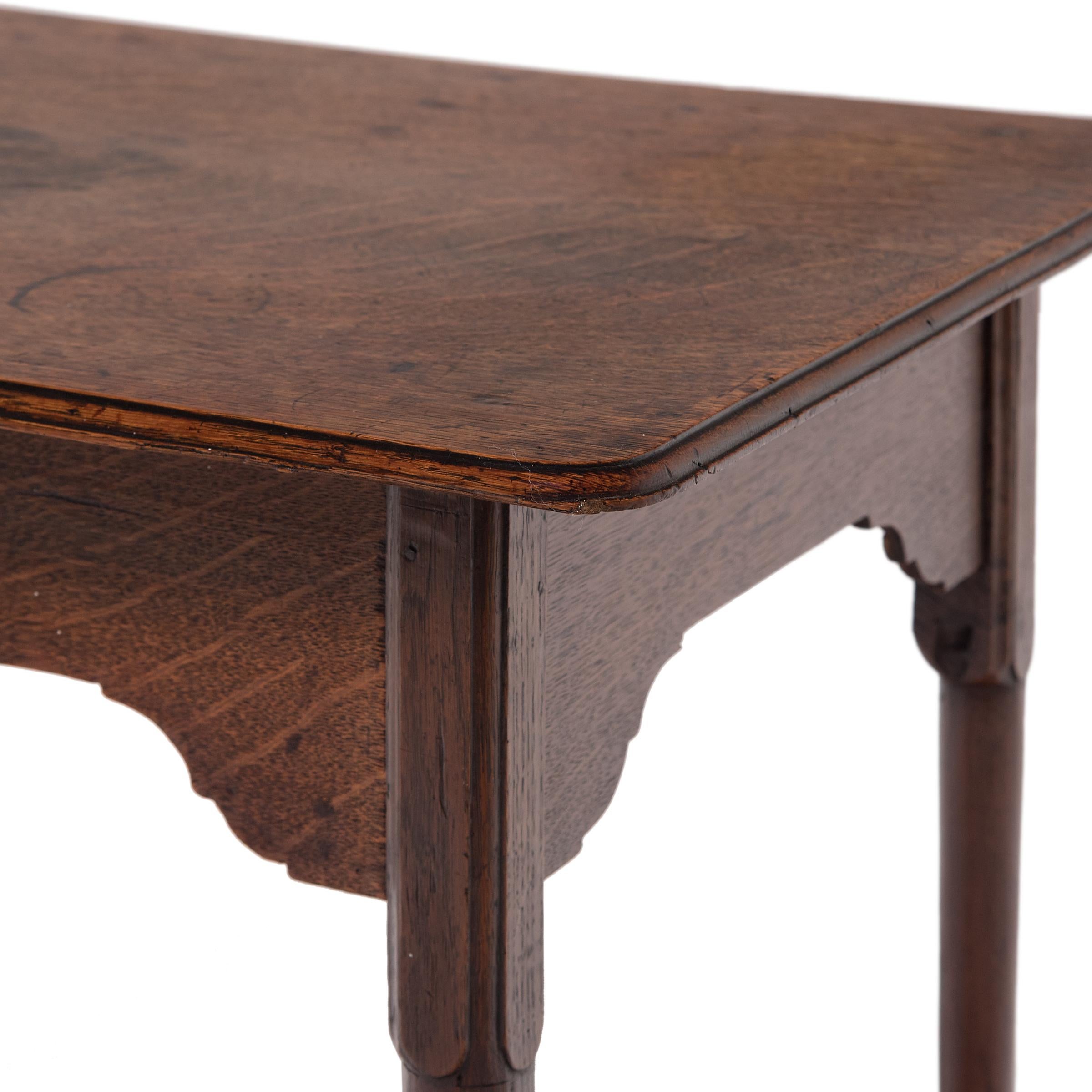 Maple English Rectangular Side Table, c. 1850 For Sale