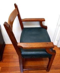 Fauteuil Regency anglais du 19ème siècle en Oak