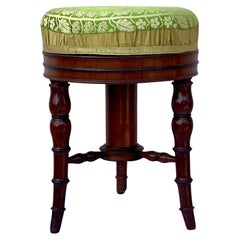English Regency Adjustable Piano Stool