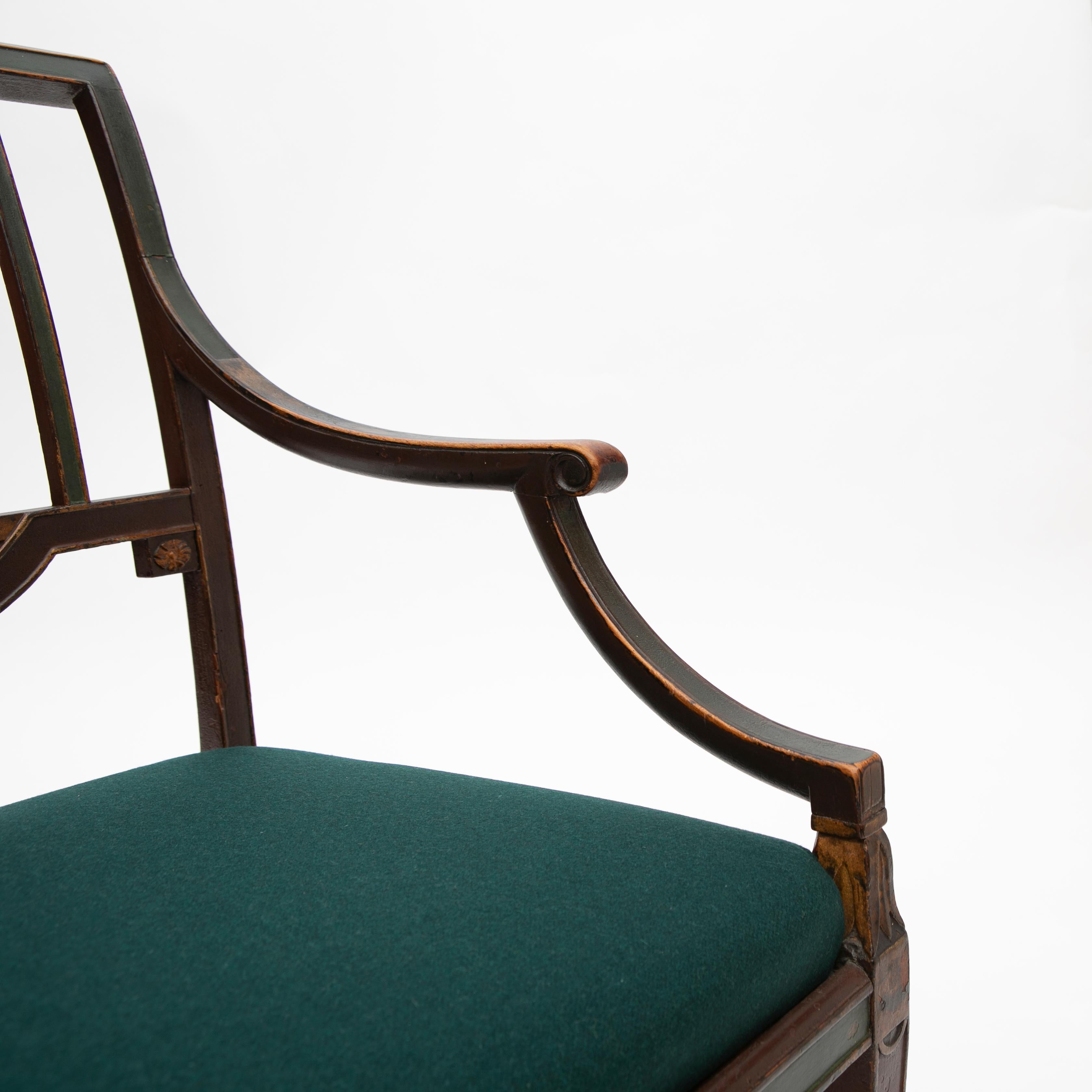 English Regency Arm Chair For Sale 6