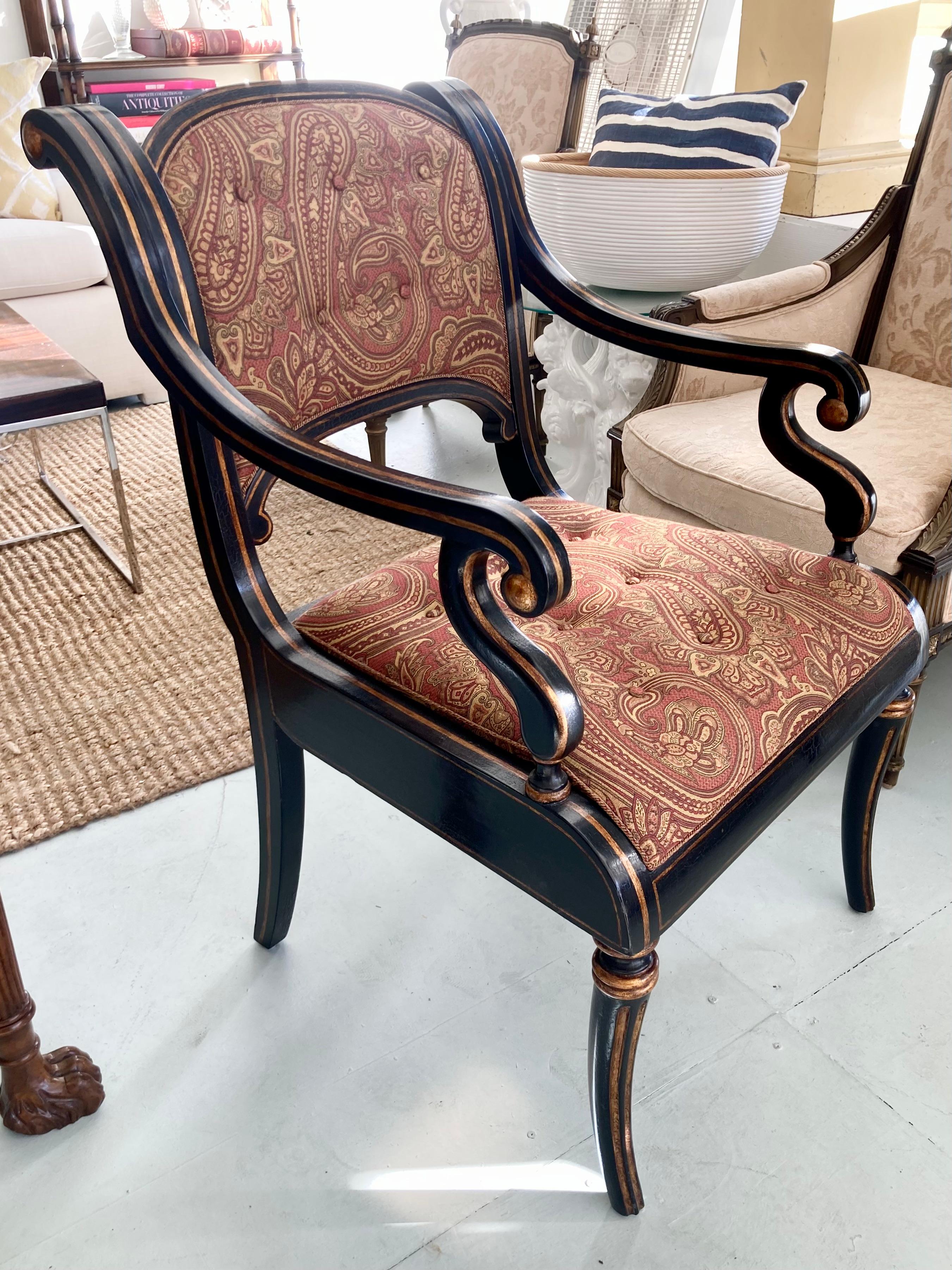 English Regency Arm Chair For Sale 2