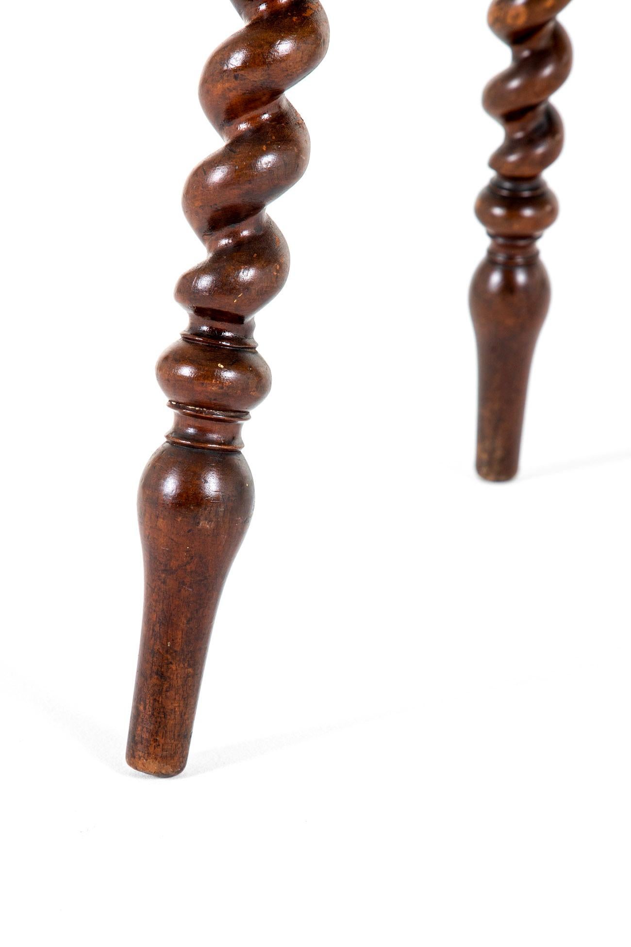 English Regency Barley Twist Occasional Table For Sale 2