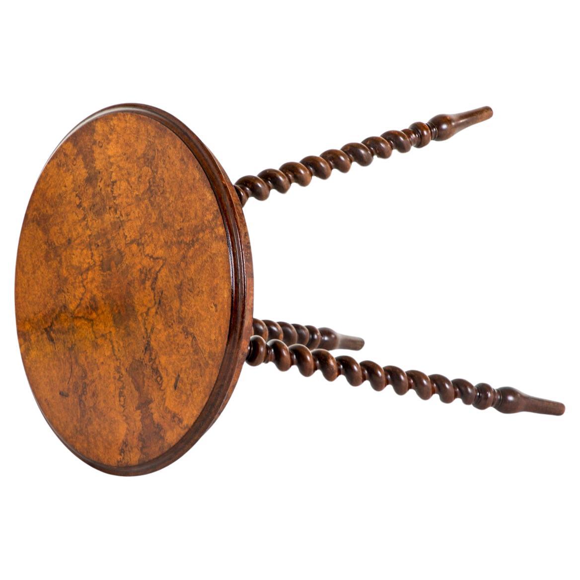 English Regency Barley Twist Occasional Table For Sale