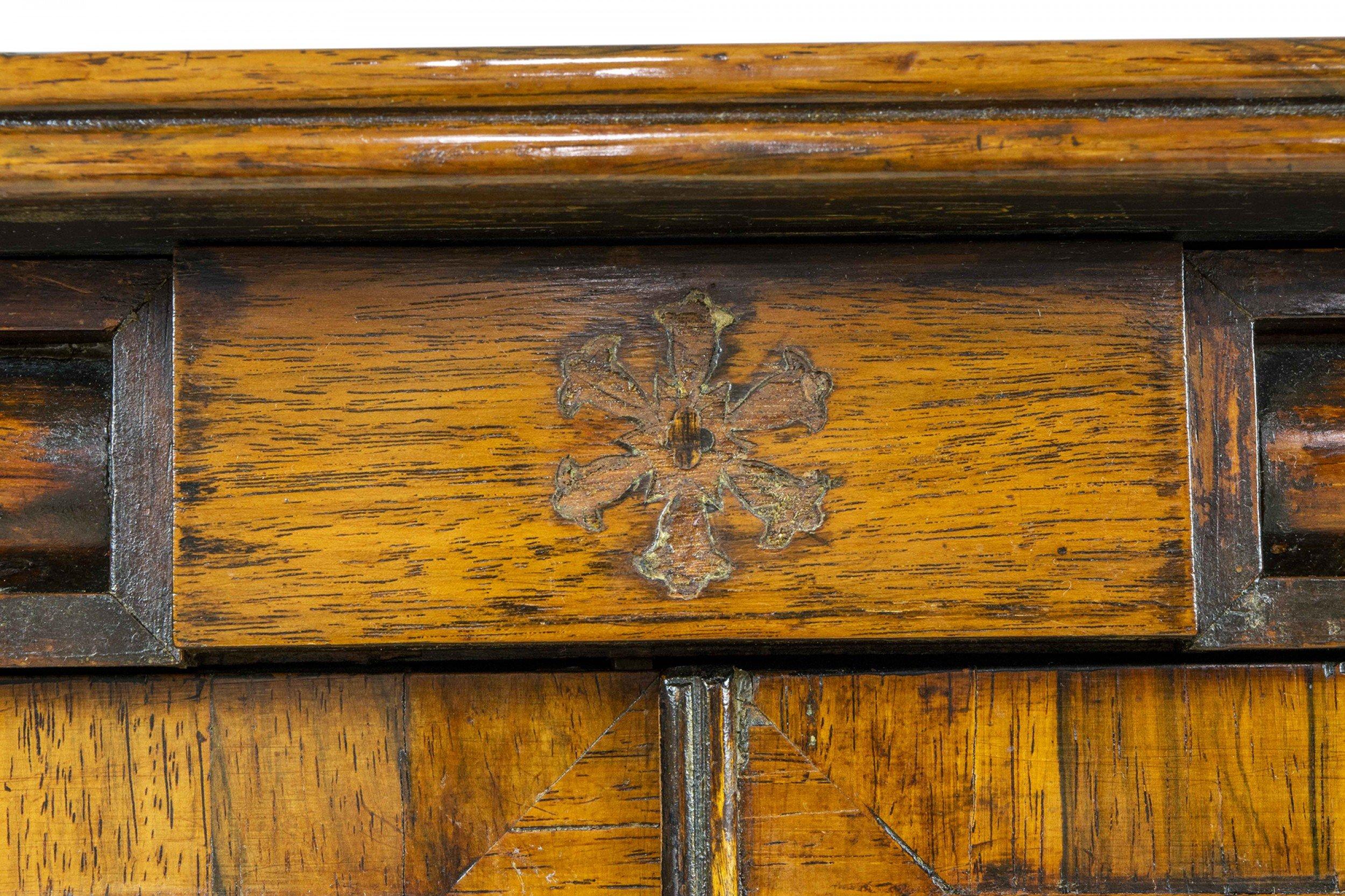 British English Regency Brass Inlaid Rosewood Side Cabinet For Sale