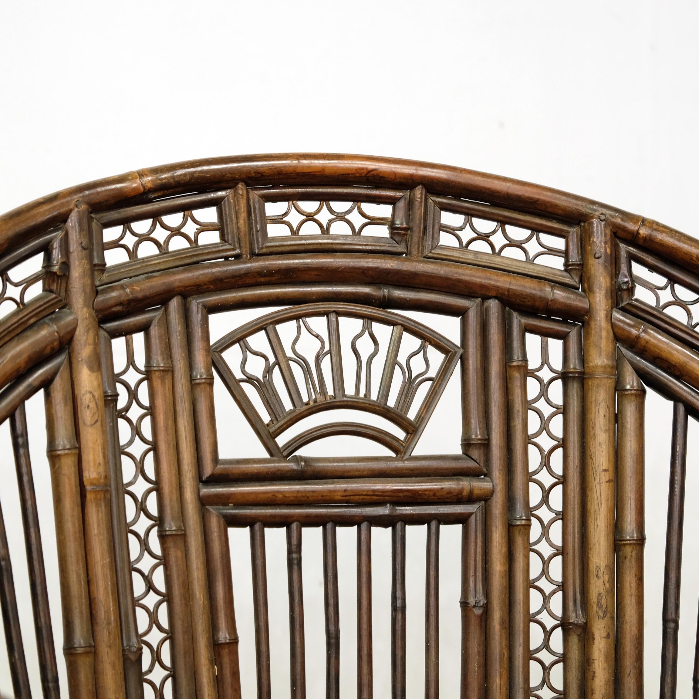 British English Regency 'Brighton Pavilion' Chair, Bamboo, 1820, King George IV