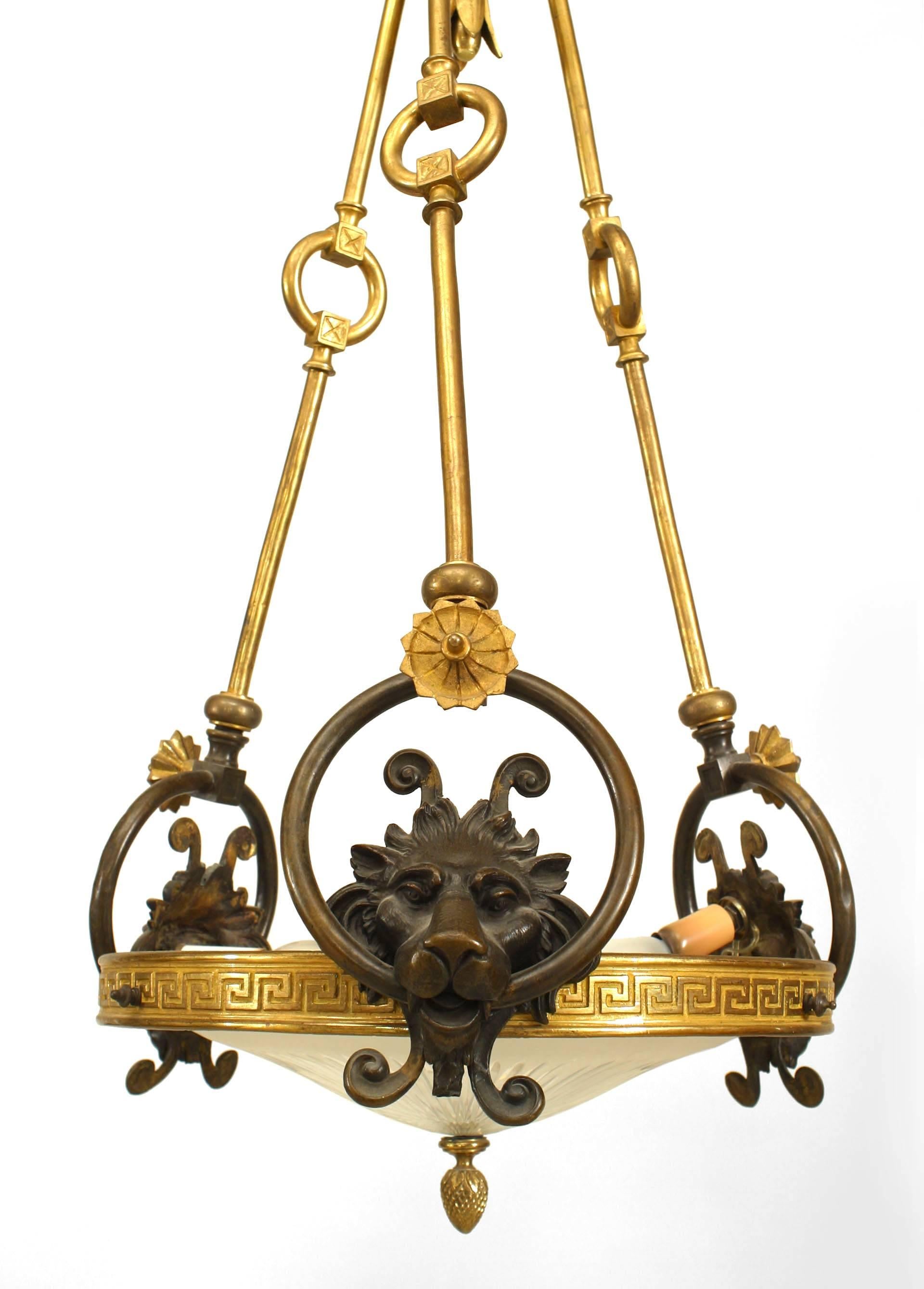 lion chandelier