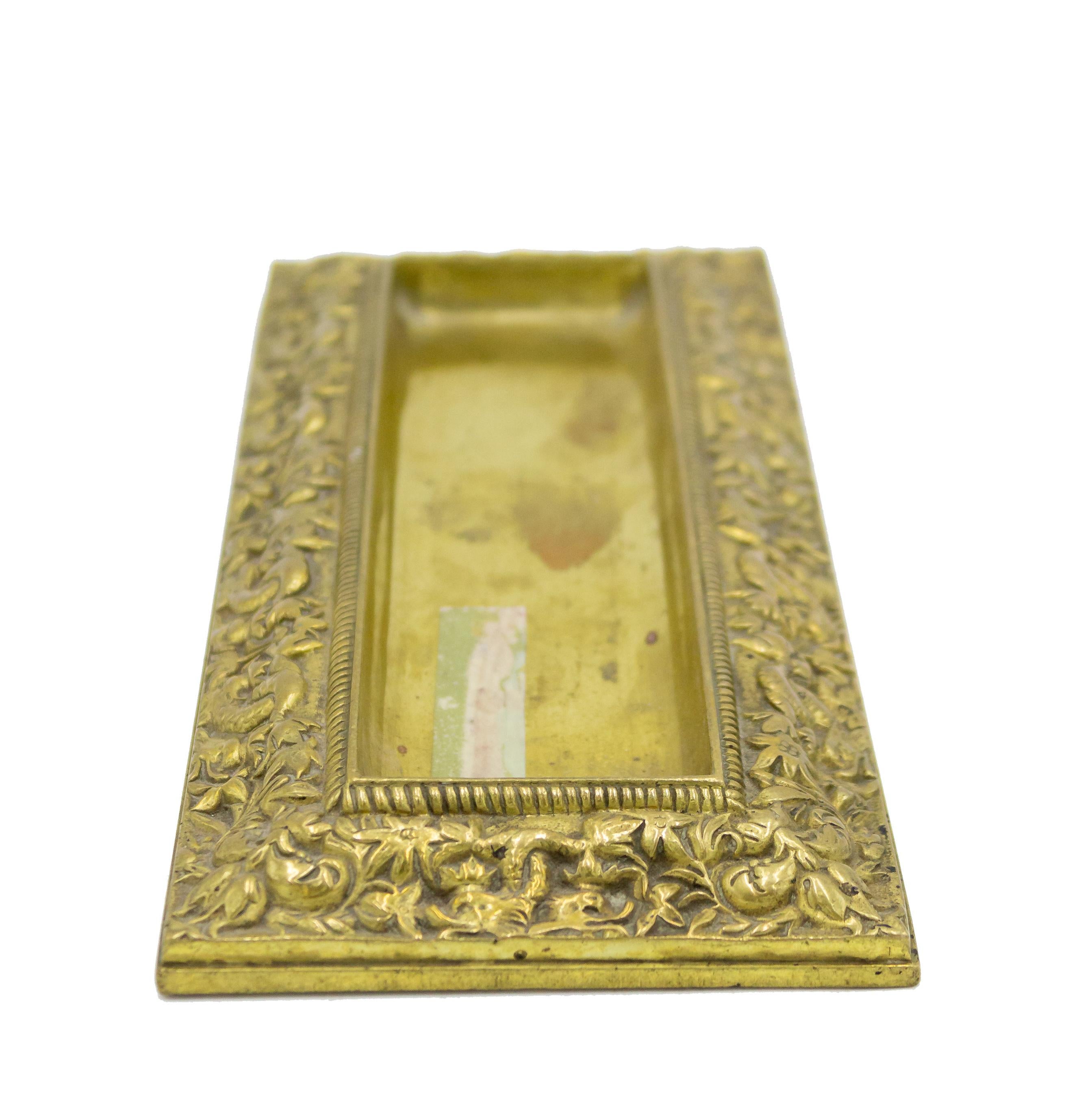 Regency Plumier en bronze de style Régence anglaise en vente