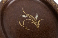 English Regency Brown Lacquered Tray