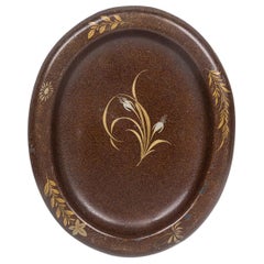 Bandeja Lacada Marrón Regencia Inglesa