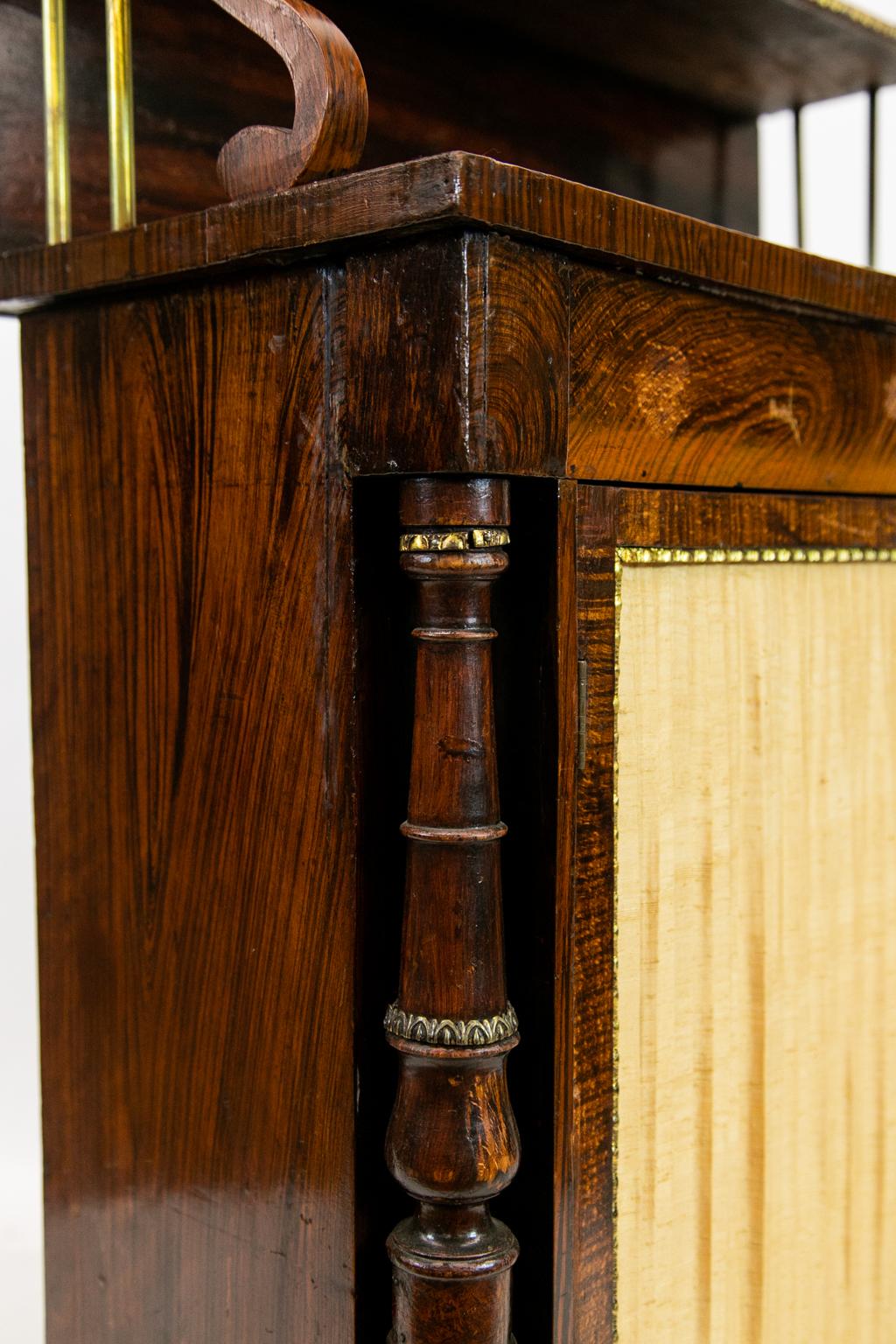 Early 19th Century  English Regency Cabinet For Sale
