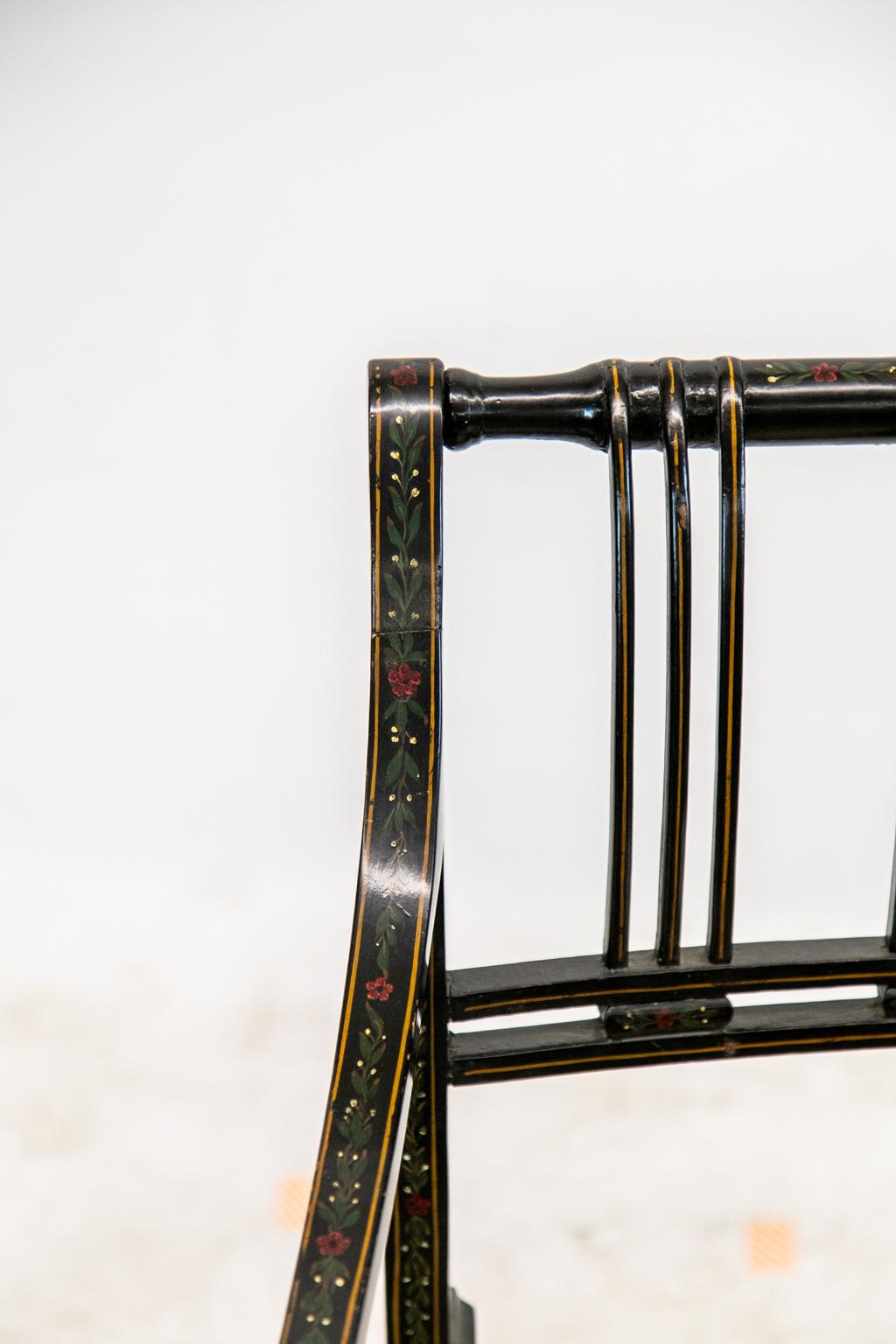 regency cane chair