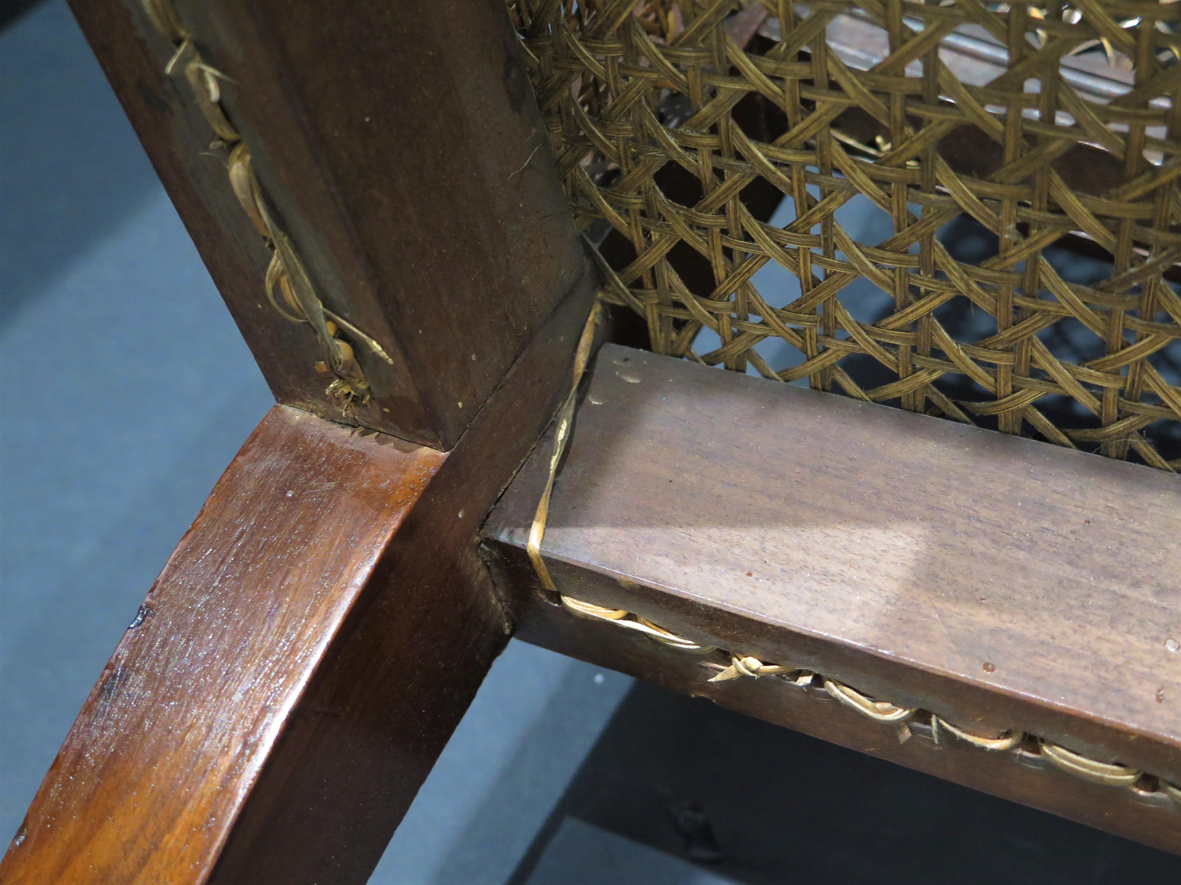 English Regency Caned Library Chair 11