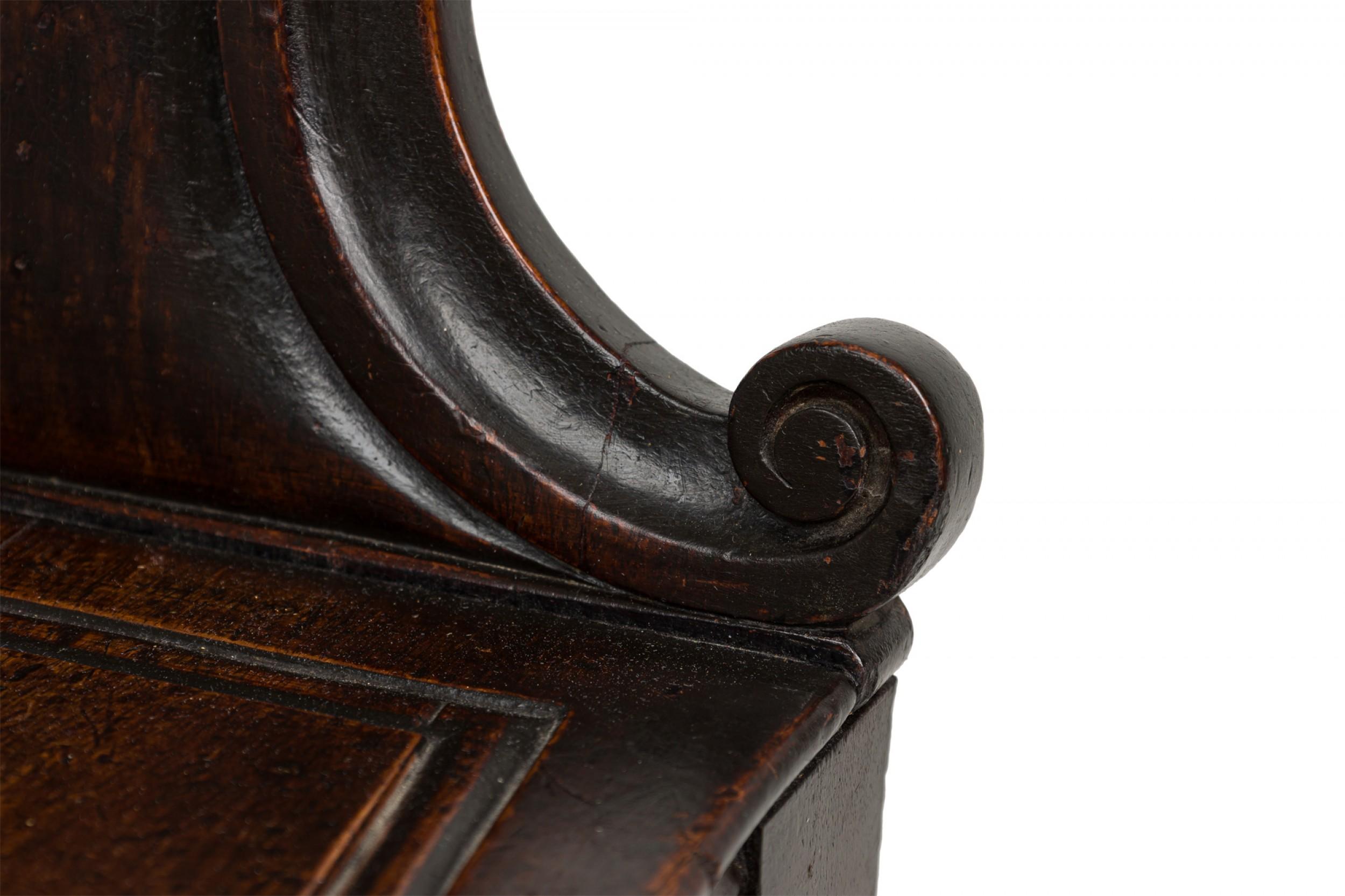 English Regency Carved Mahogany Hall / Side Chairs 3