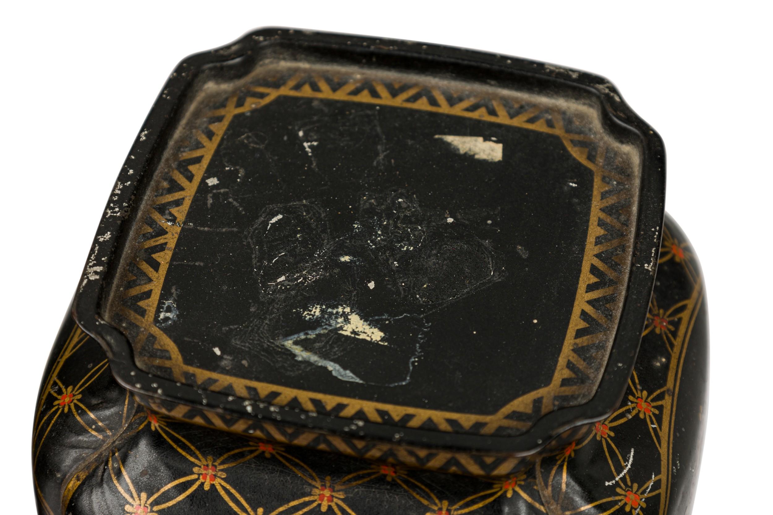 English Regency Chinoiserie Clock Set For Sale 11