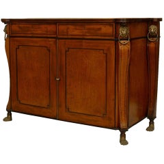 Antique English Regency Mahogany Commode